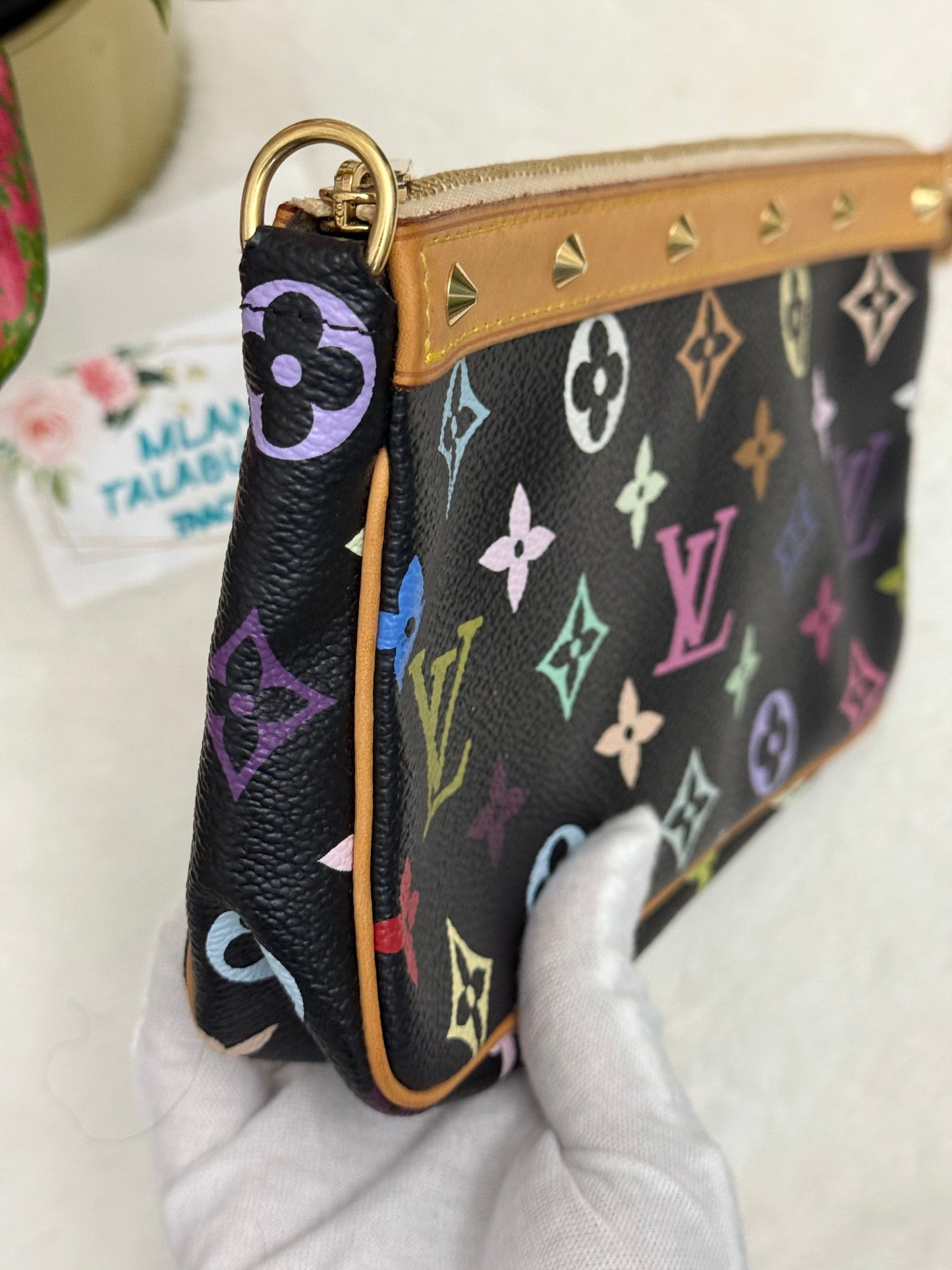 Louis Vuitton Pochette Accessoires Multicolore Noir/Black