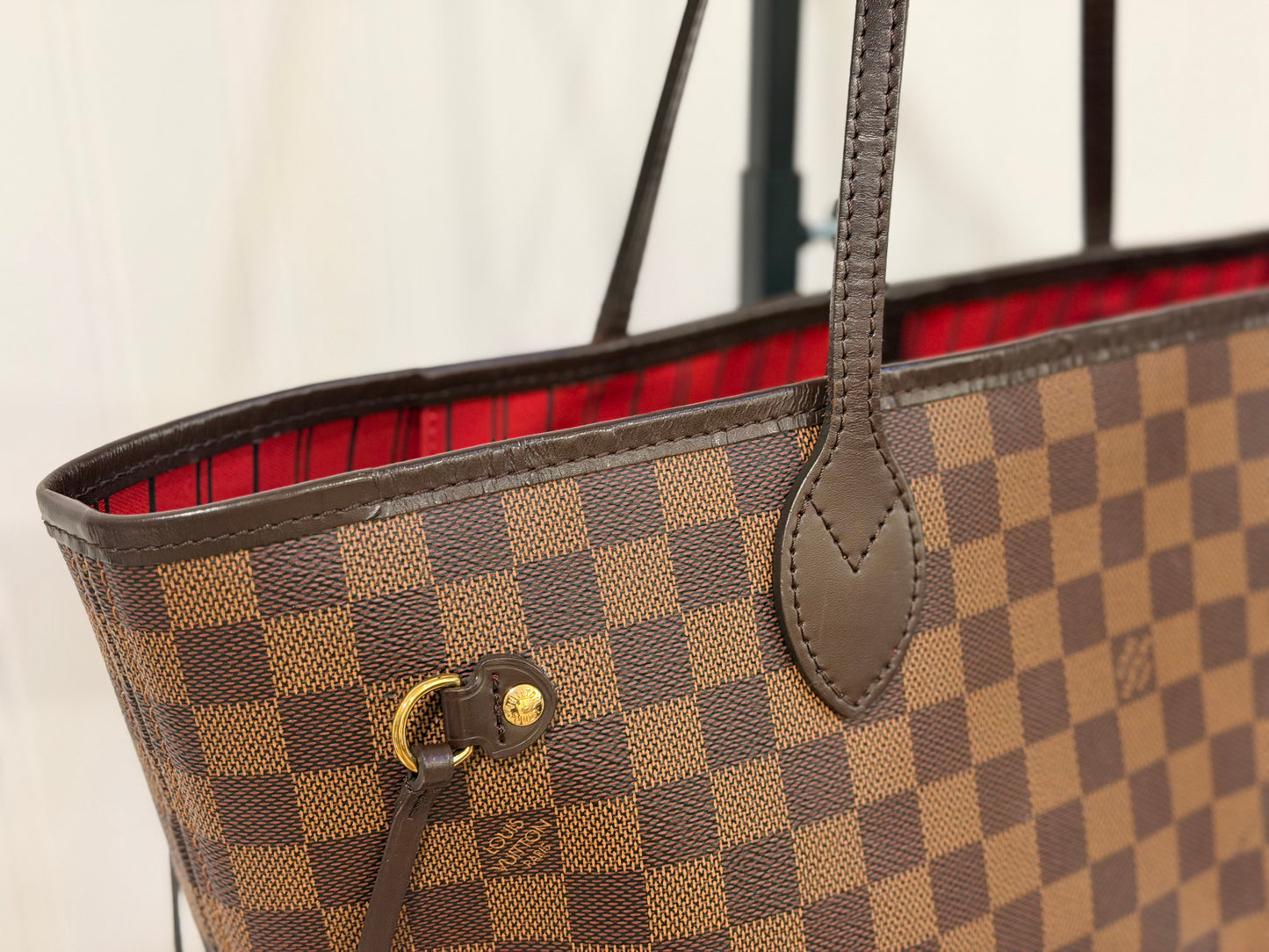 Louis Vuitton Neverfull MM DE Set (Bag and Pouch)