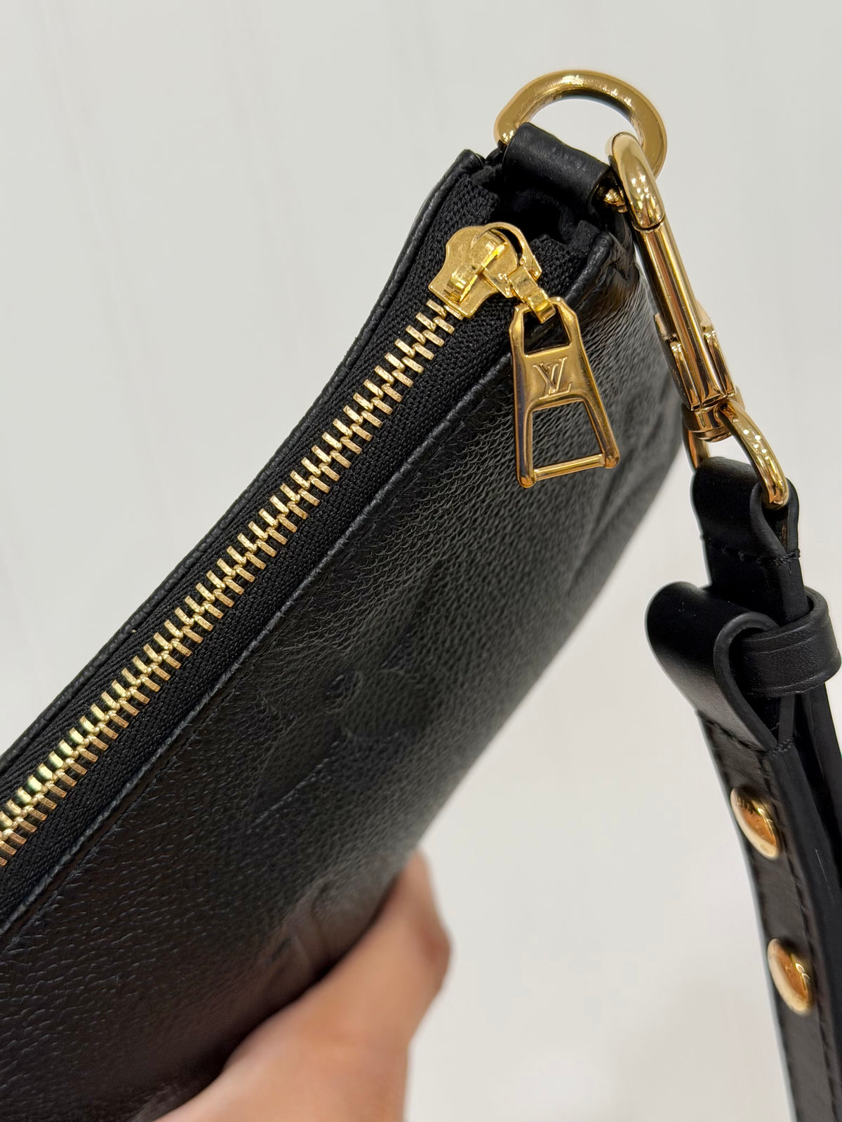 Louis Vuitton Multi Pochette Mono Giant Empreinte Black