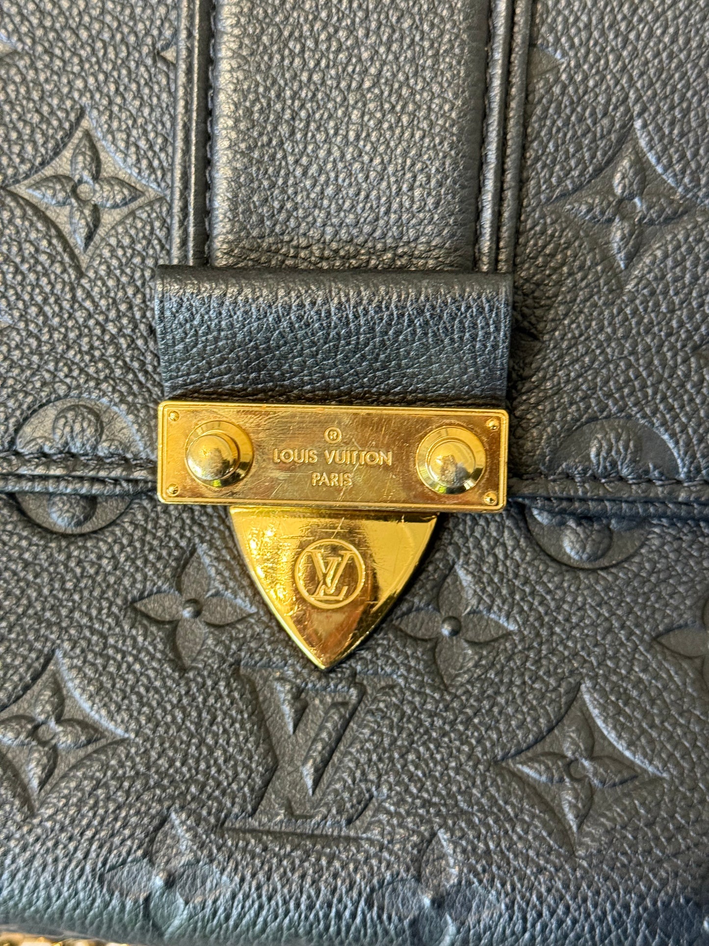 Louis Vuitton Saint Sulpice PM Mono Empreinte Noir/Black