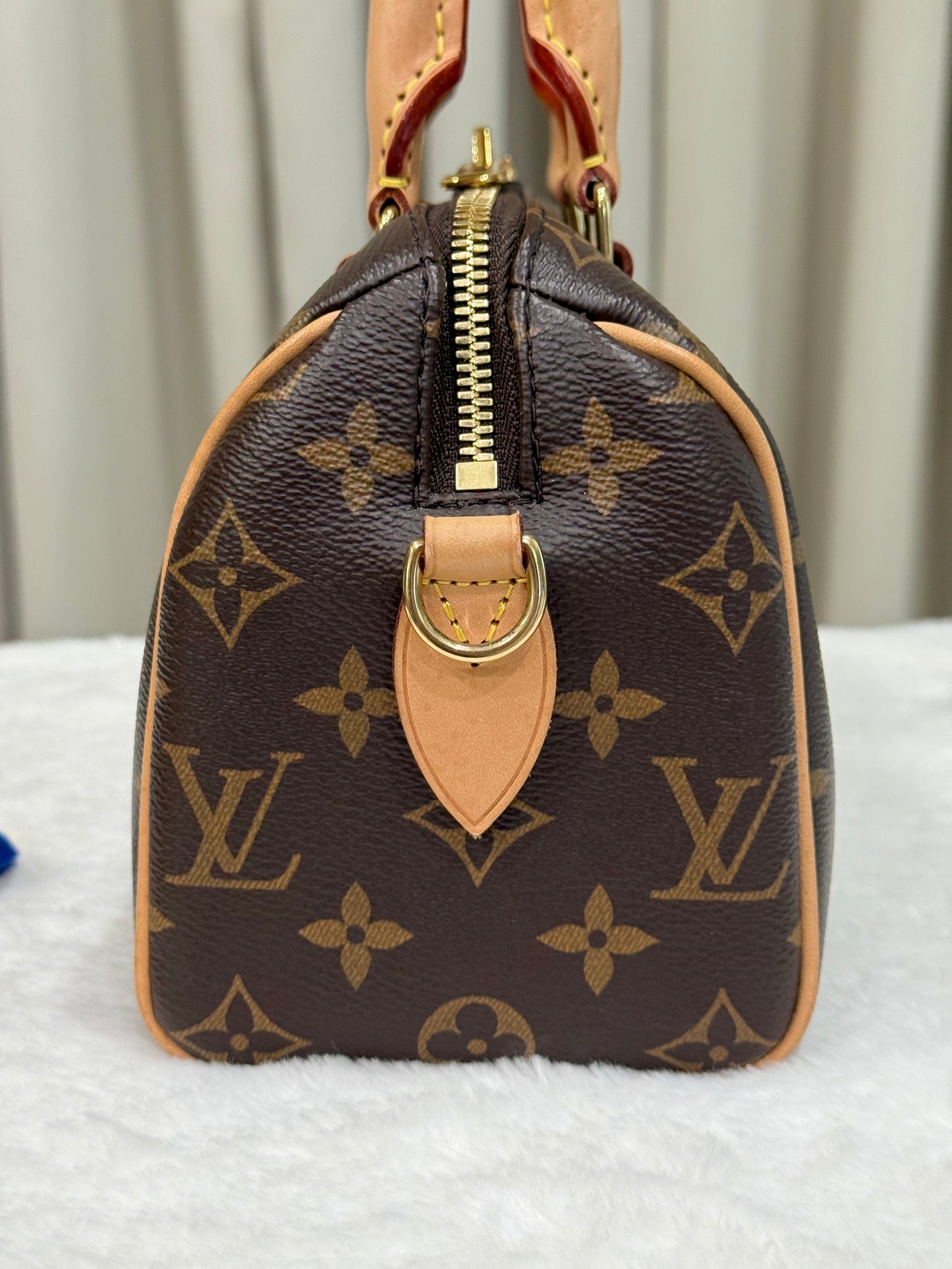 Louis Vuitton Speedy Bandouliere 20 Mono with Black/Pink Strap