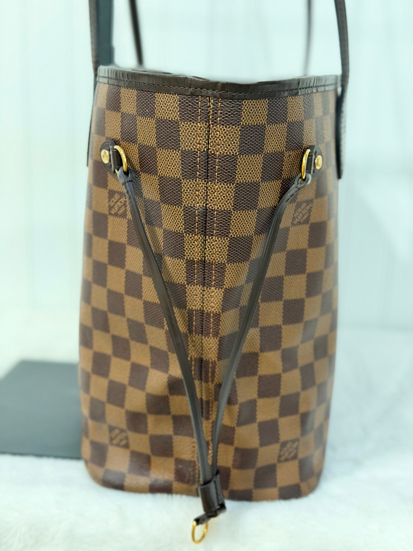 Louis Vuitton Neverfull MM DE Set (Bag and Pouch)