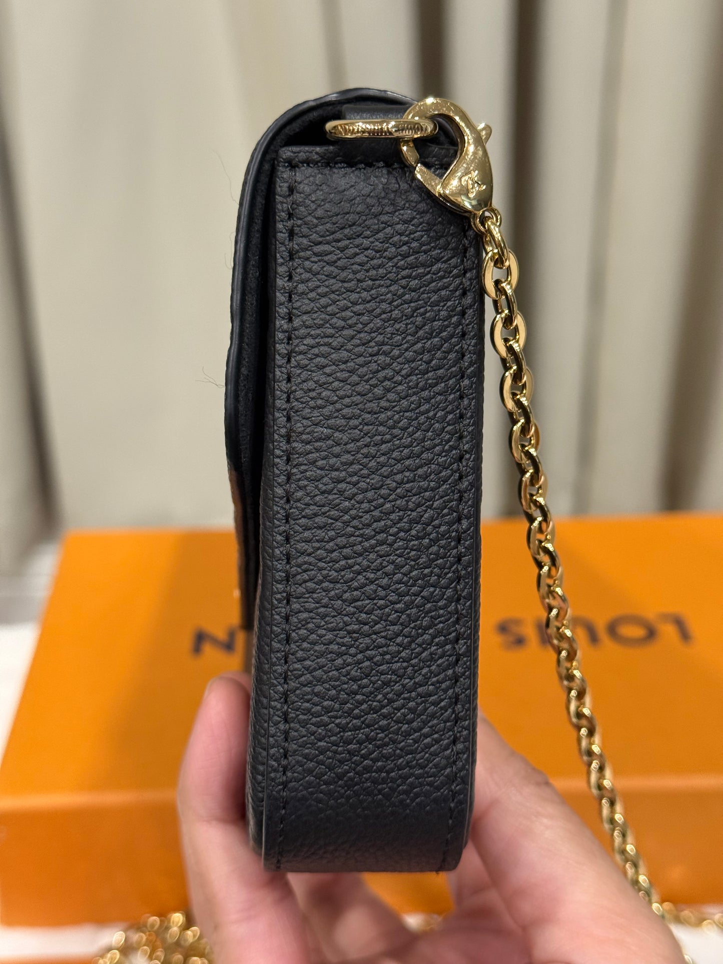 Louis Vuitton Felicie Pochette in Mono Empreinte Noir/Black with Inserts (Copy)