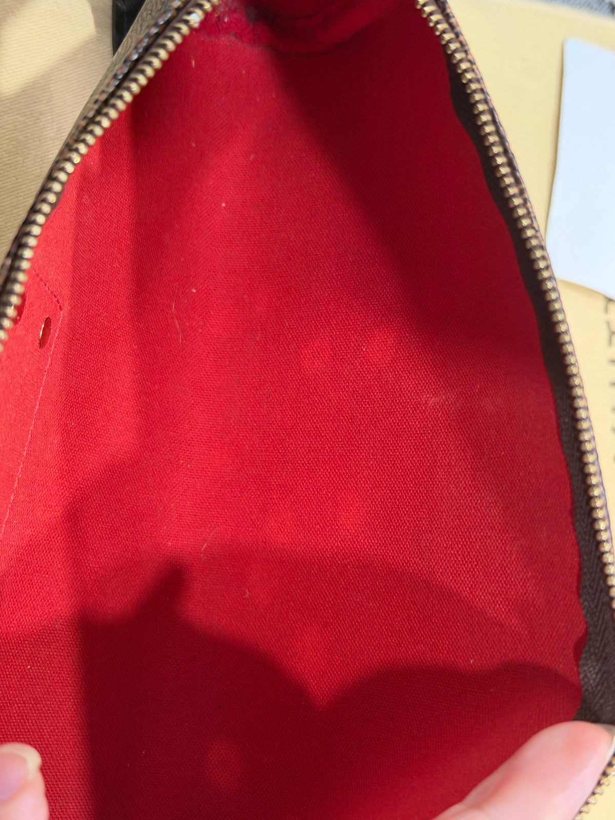 Louis Vuitton Eva Pochette Damier Ebene