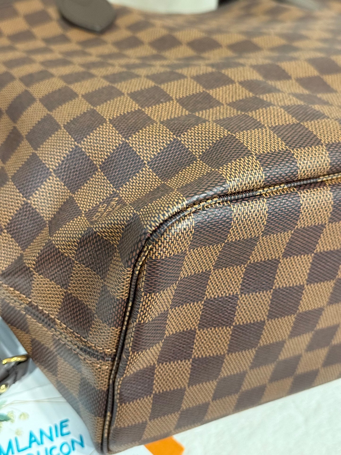 Louis Vuitton Neverfull MM Damier Ebene Cerise