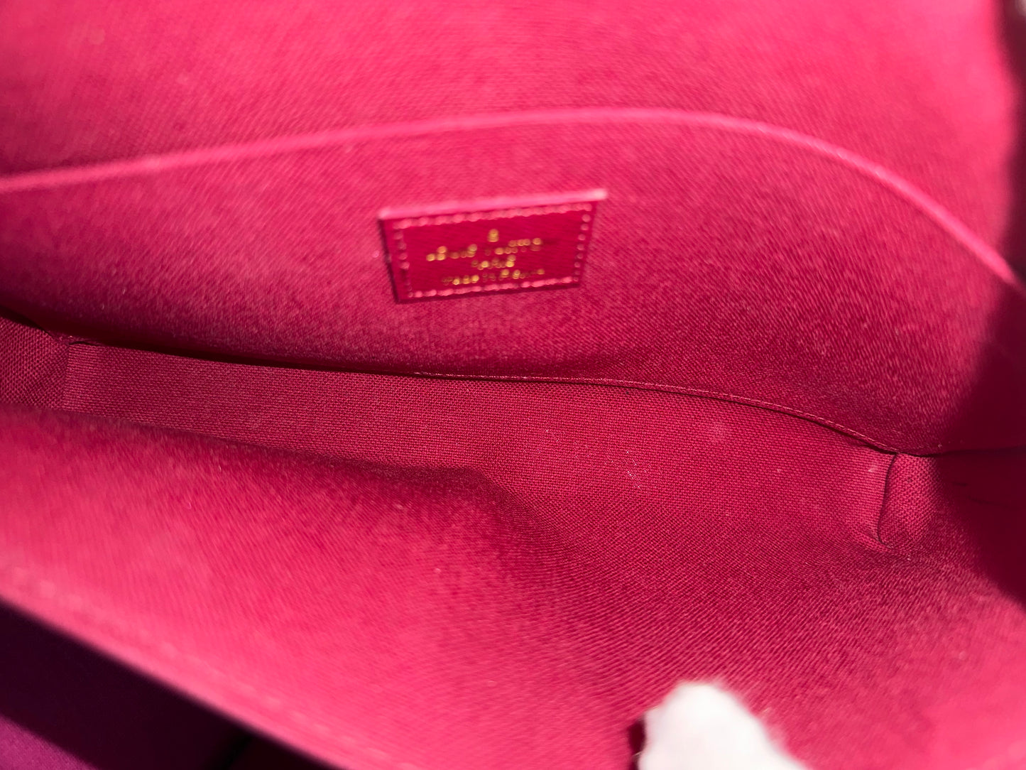 Louis Vuitton Pochette Felicie Mono Fuchsia