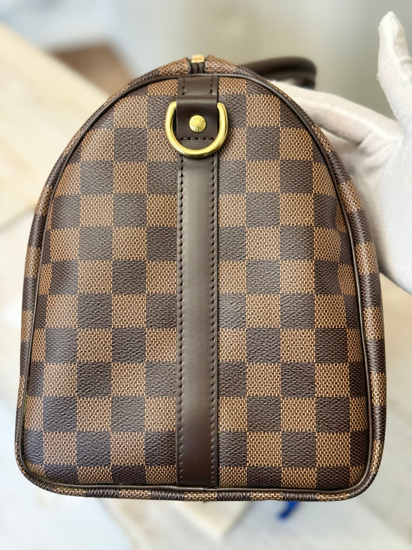 Louis Vuitton Speedy 30 Bandouliere Damier Ebene