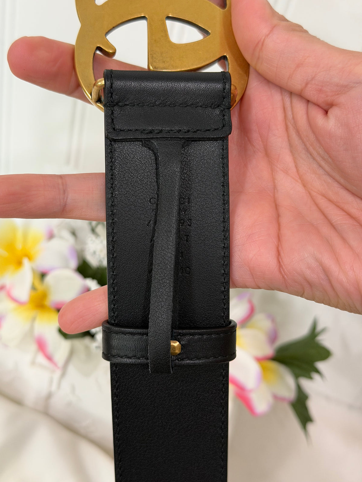 Gucci GG Marmont Wide Belt Size 85