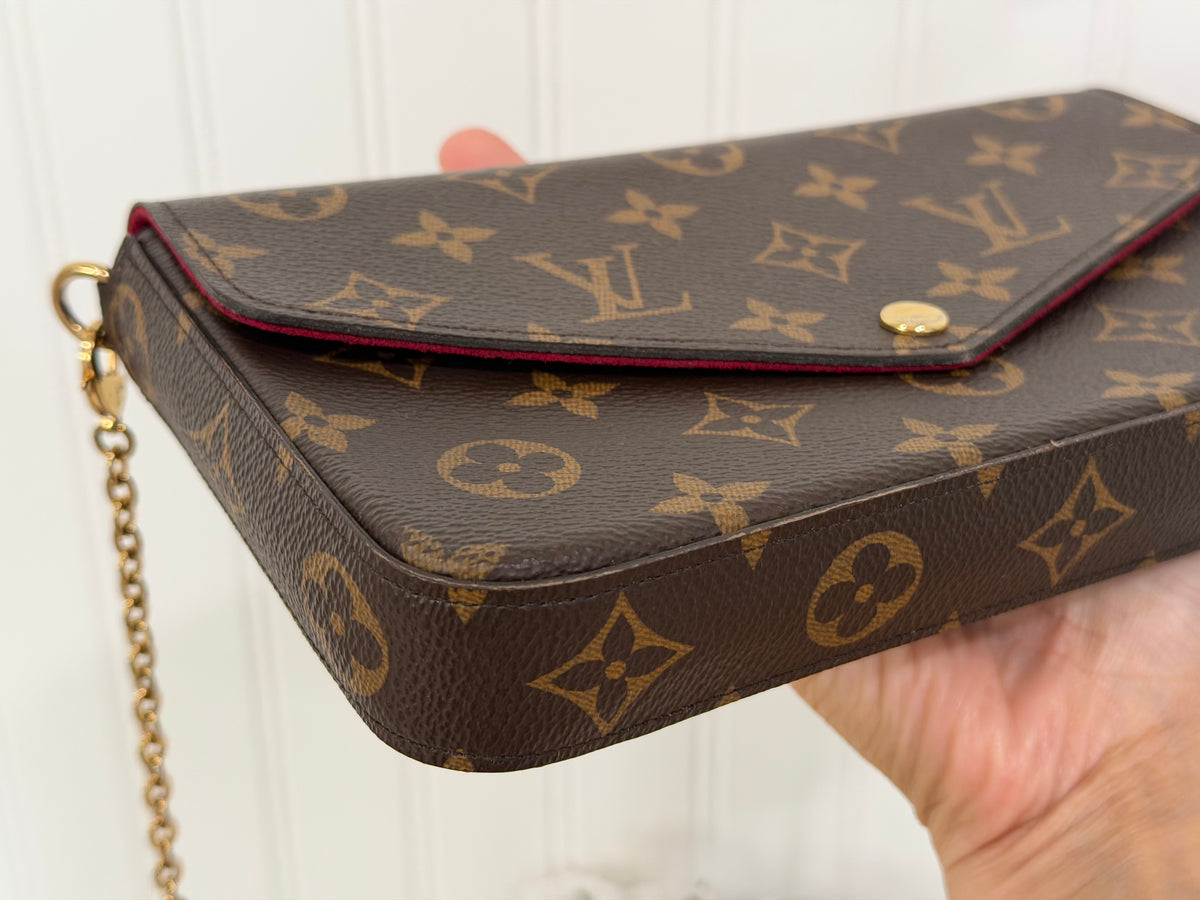 Louis Vuitton Pochette Felicie Mono with inserts FULL SET