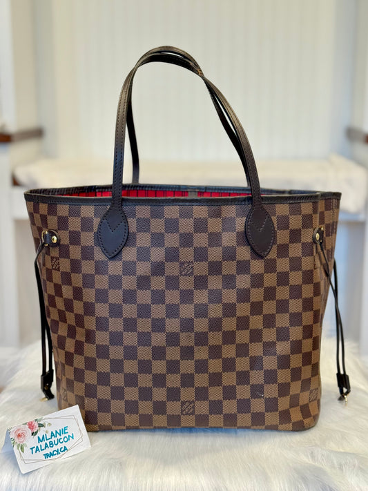 Louis Vuitton Neverfull MM Damier Ebene Cerise