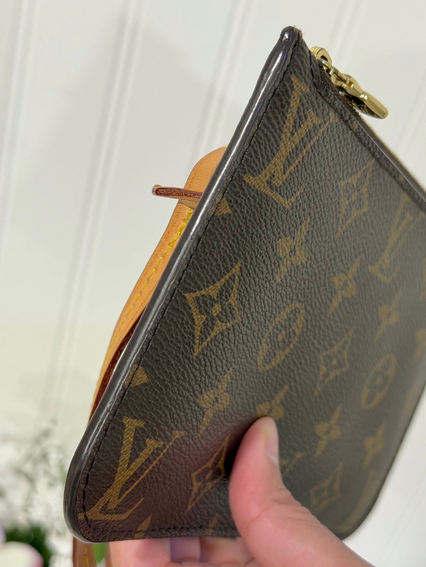 Louis Vuitton Neverfull PM Mono Fuchsia FULL SET
