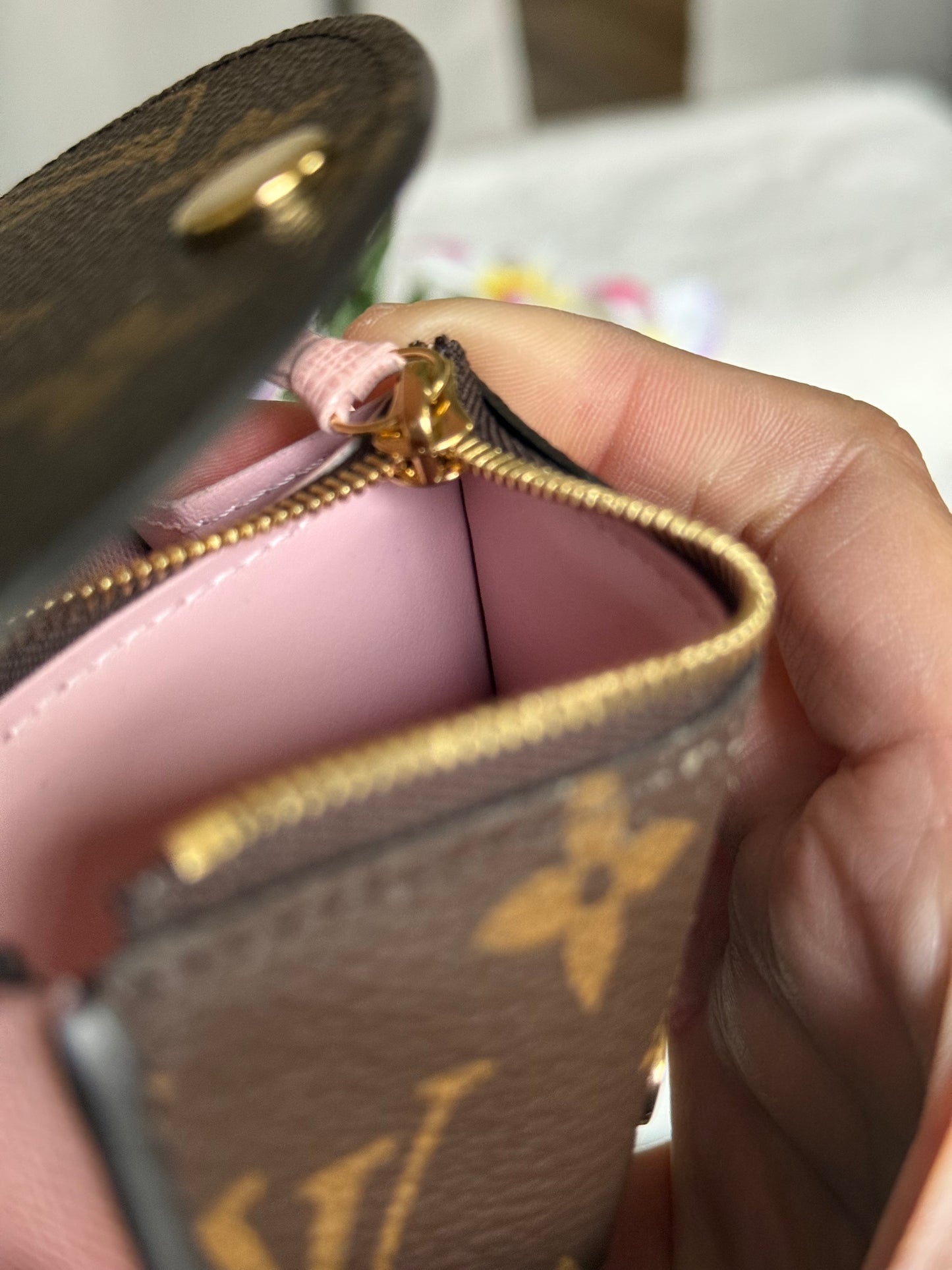 Louis Vuitton Rosalie Coin Purse Rose Poudre (Pink) Wallet