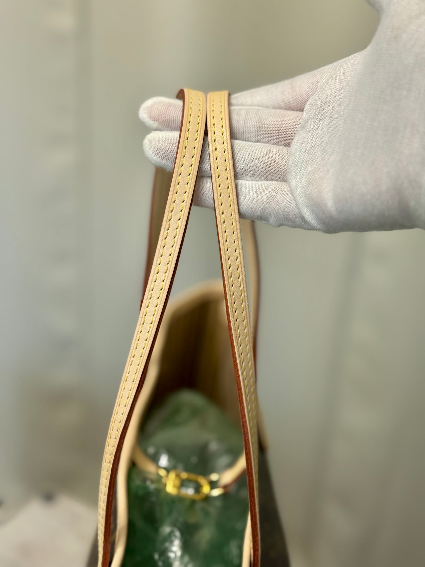 Louis Vuitton Neverfull MM Mono Beige Bag Only