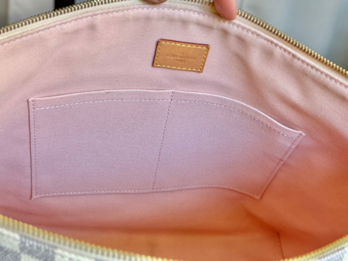 Louis Vuitton Ièna MM Damier Azur Rose Ballerine