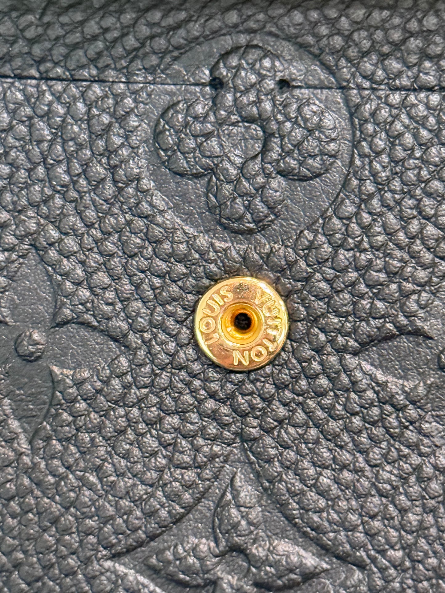 Louis Vuitton Emilie Black/Noir Empreinte Wallet