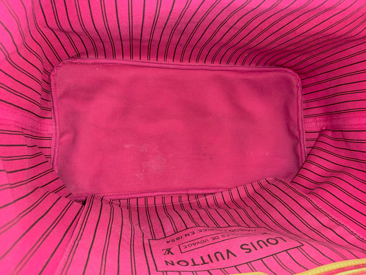 Louis Vuitton Neverfull GM Mono Pivoine Bag and Pouch