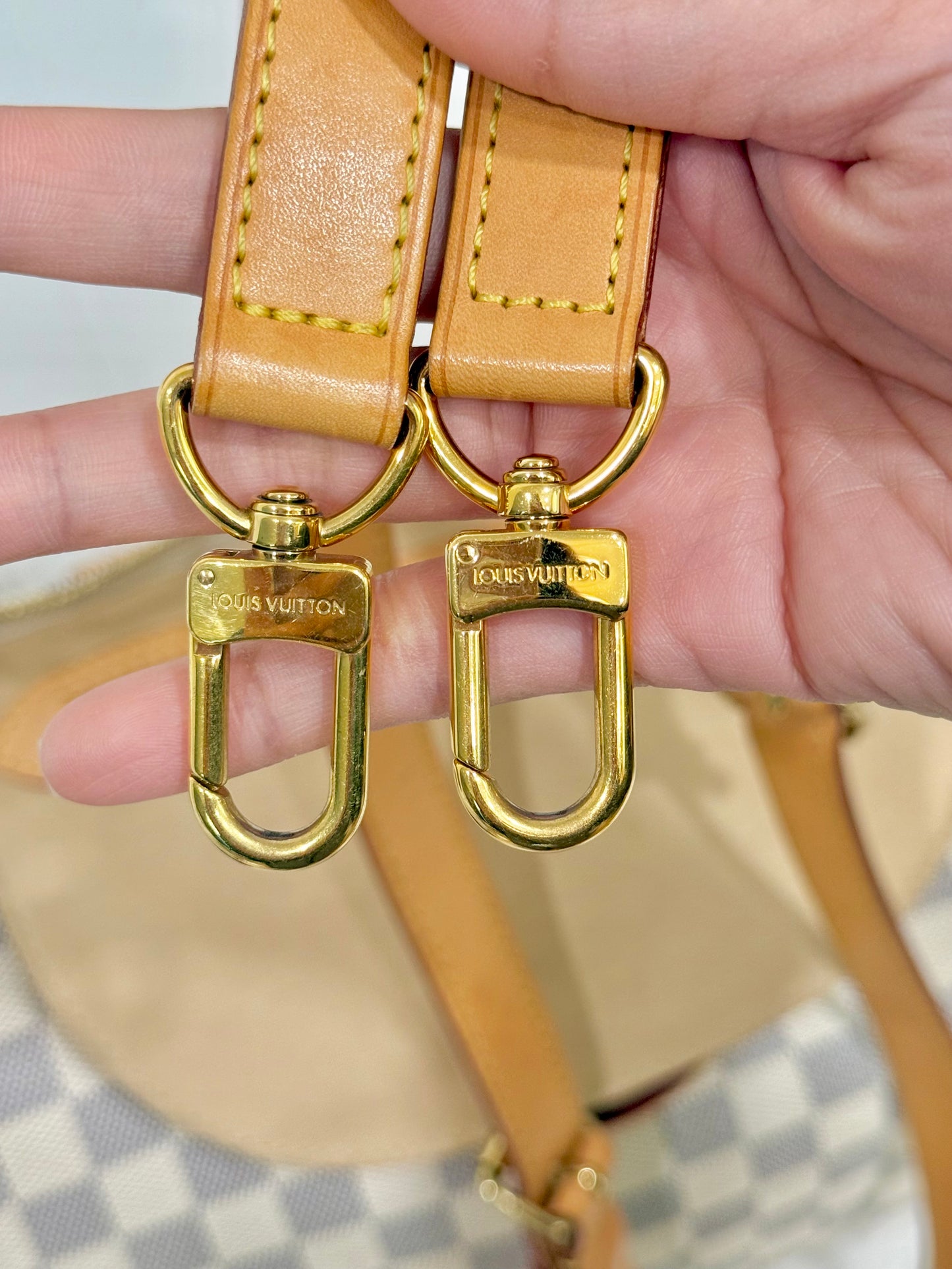 Louis Vuitton Speedy 30 Bandouliere Damier Azur
