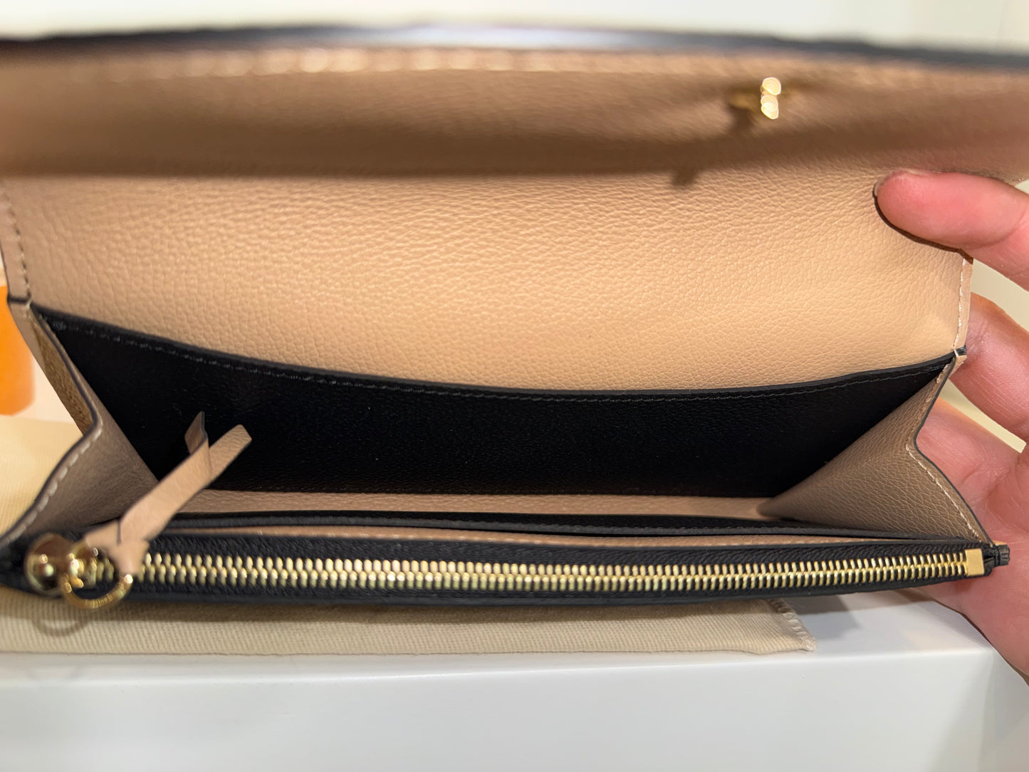 Louis Vuitton Emilie Black/Noir Empreinte Wallet