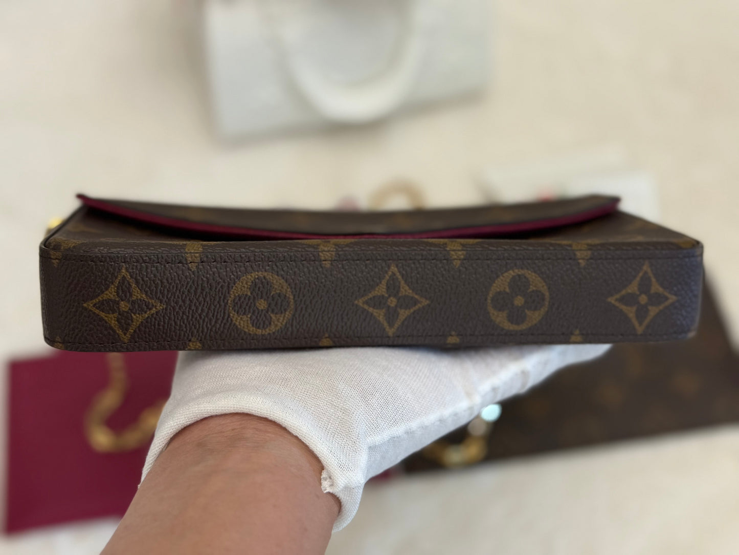 Louis Vuitton Pochette Felicie Mono with CC insert only