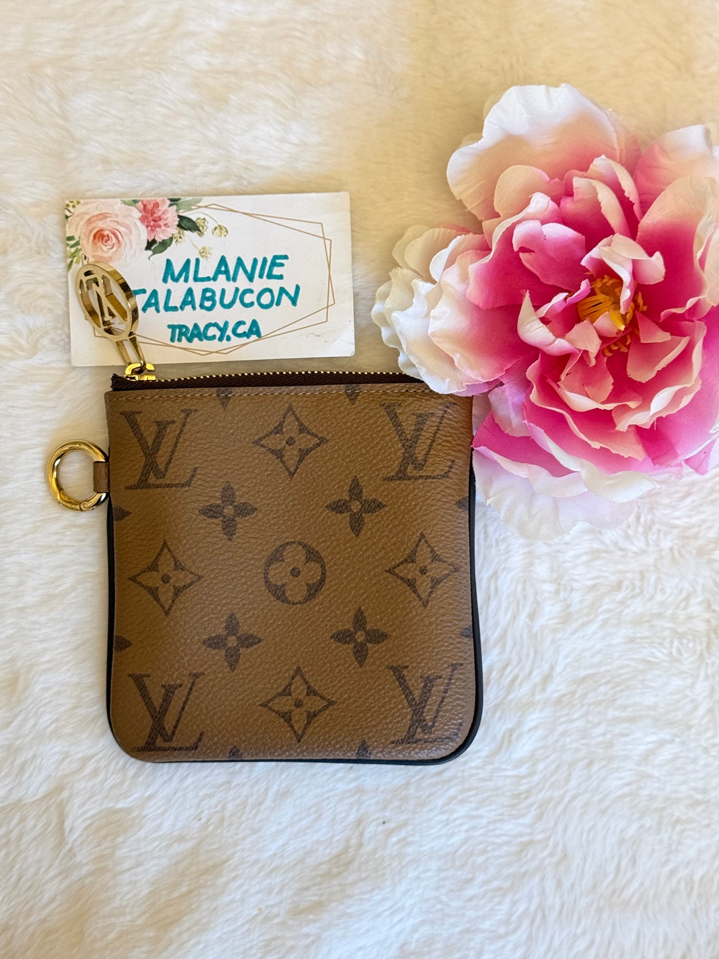 Louis Vuitton Square Pouch Mono Reverse from Trio Pouch