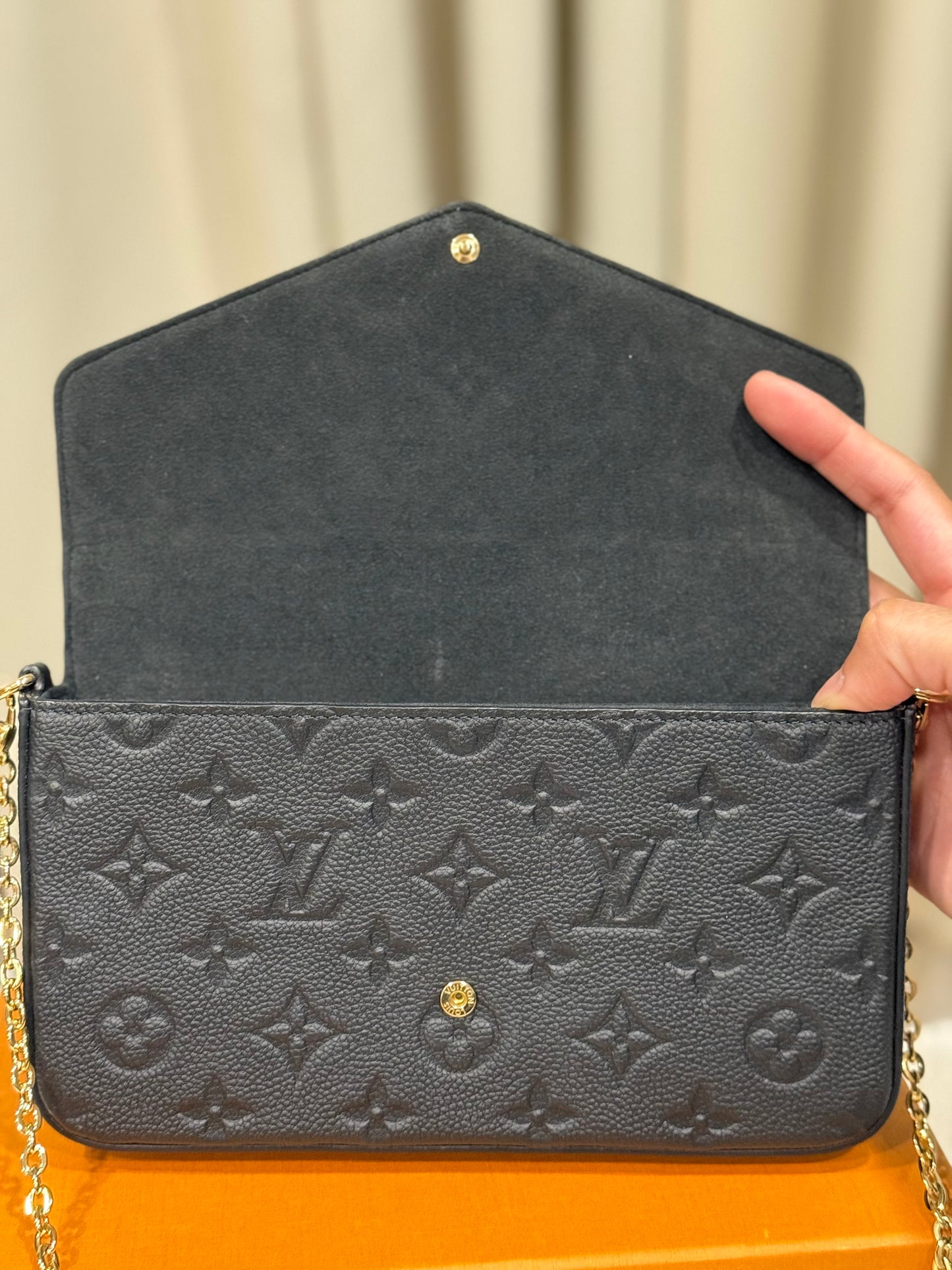 Louis Vuitton Felicie Pochette in Mono Empreinte Noir/Black with Inserts (Copy)