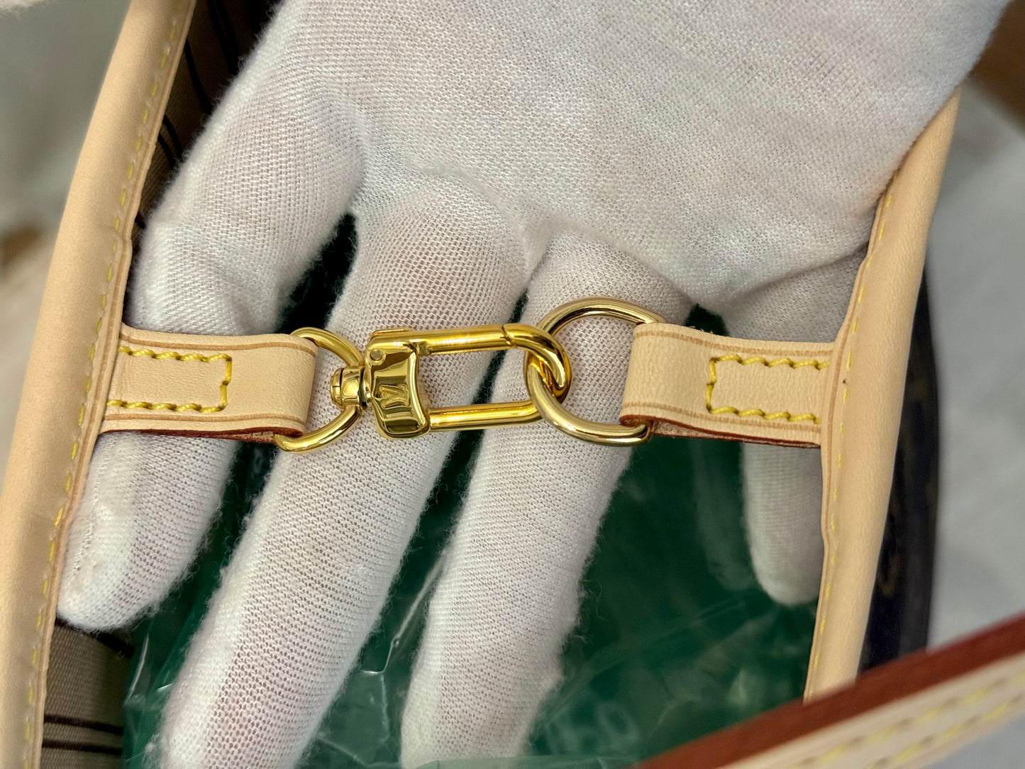 Louis Vuitton Neverfull MM Mono Beige Bag Only