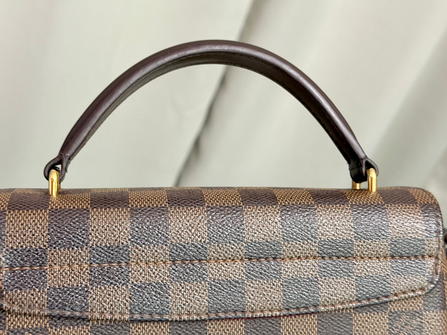 Louis Vuitton Croisette Damier Ebene Crossbody Bag