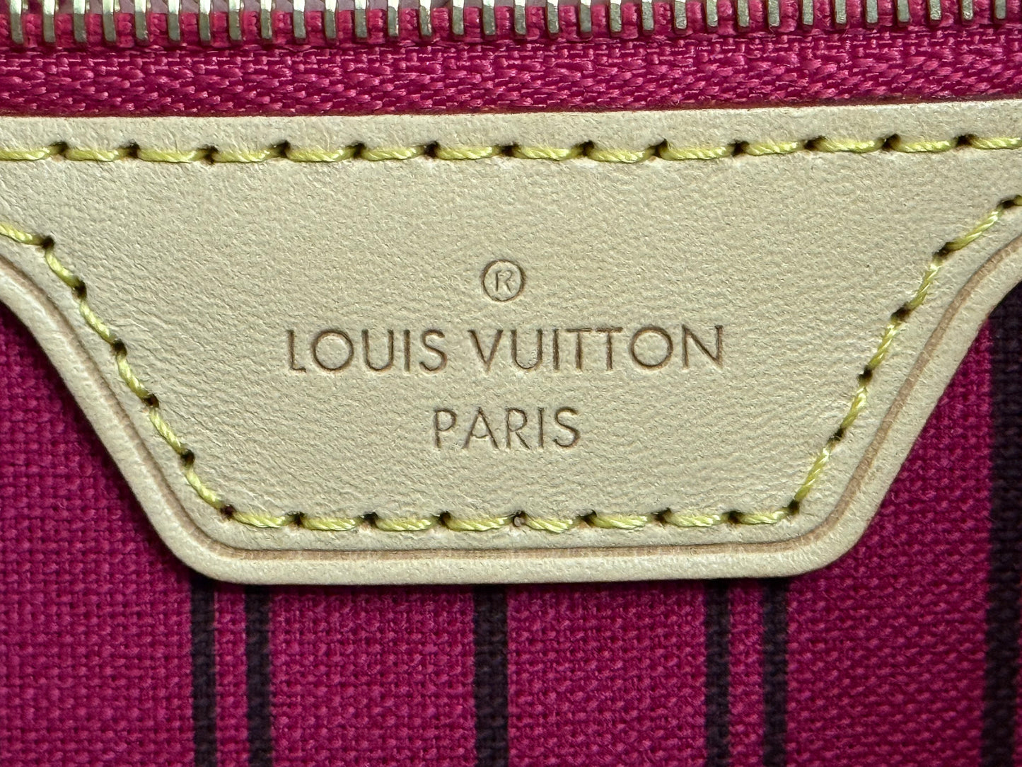 Louis Vuitton Neverfull MM Mono Pivoine Bag Only