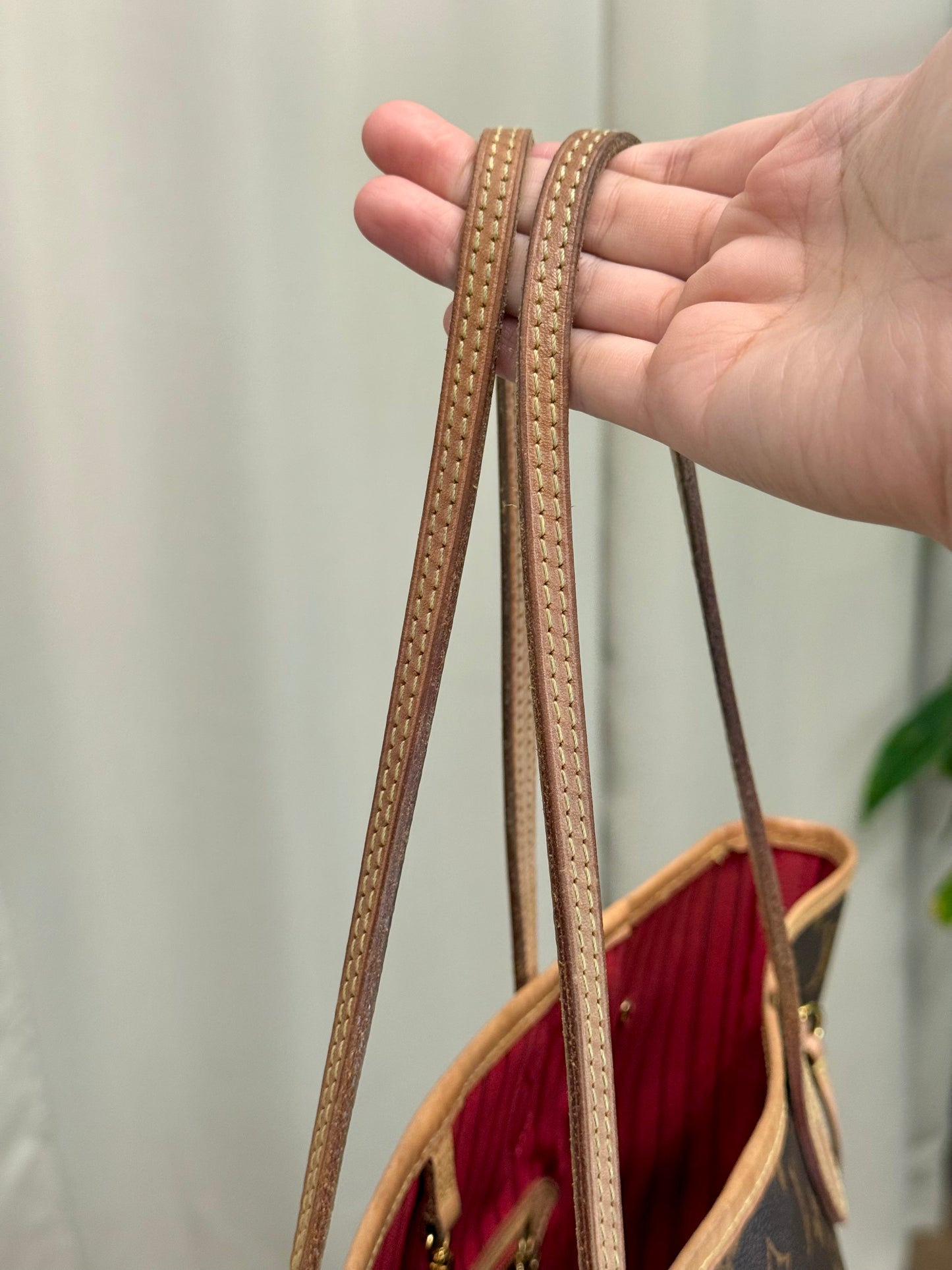 Louis Vuitton Neverfull MM Mono Cerise