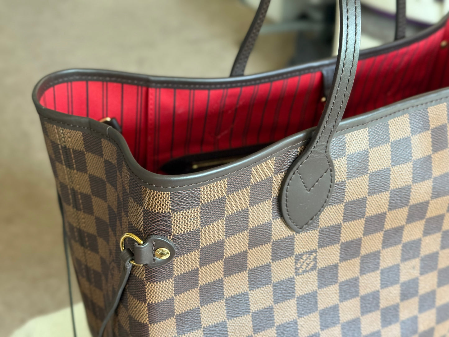 Louis Vuitton Neverfull GM DE Cerise Bag Only