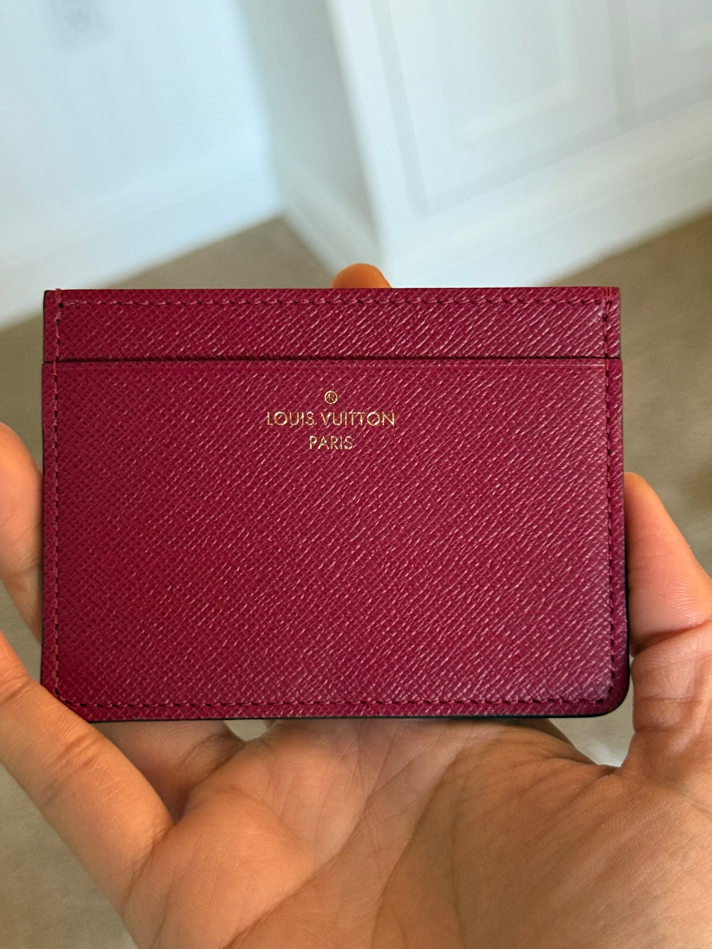 Louis Vuitton Jeanne Mono Fuchsia Wallet with Inserts