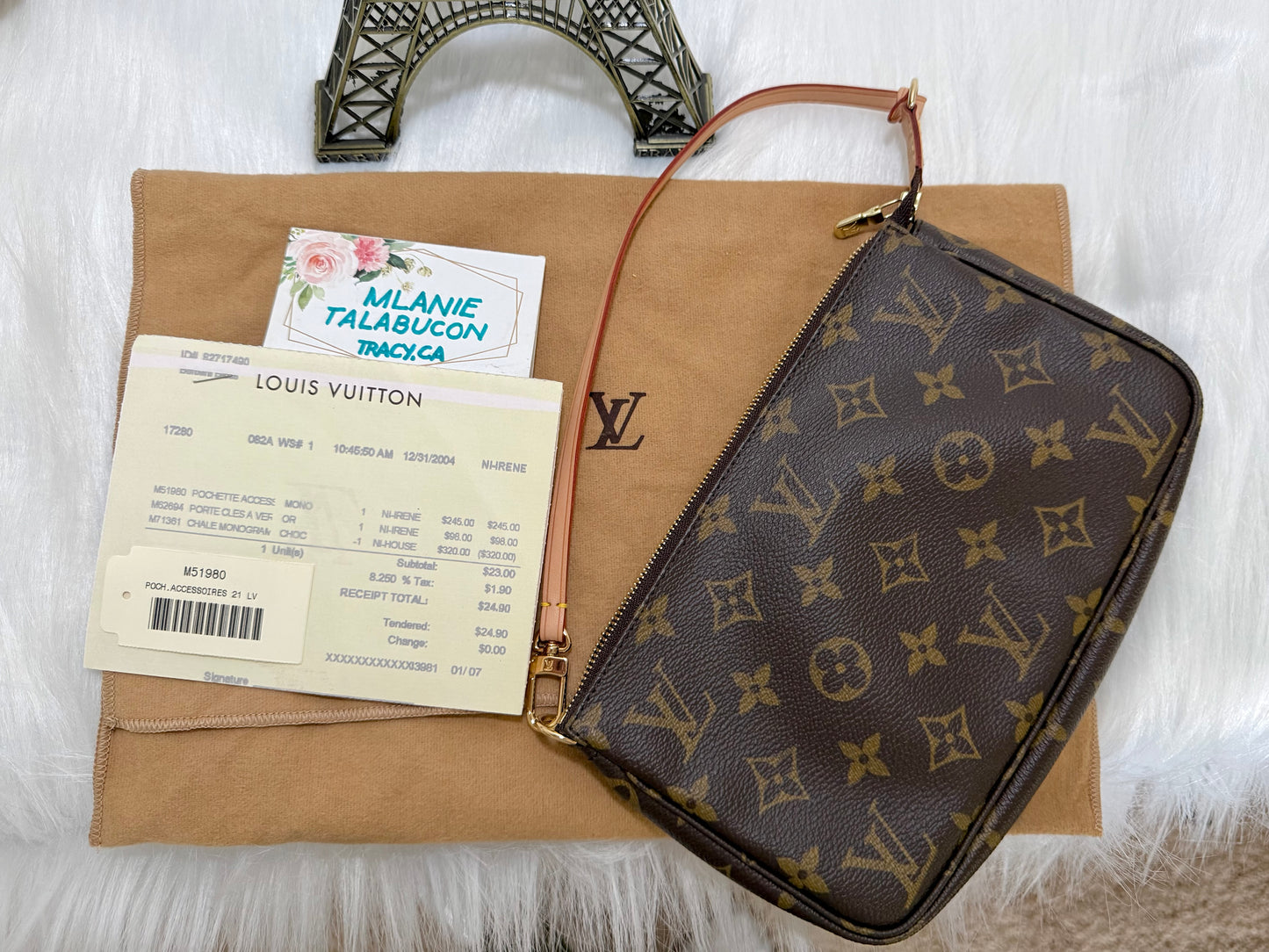 Louis Vuitton Pochette Accessoires Old Model Mono