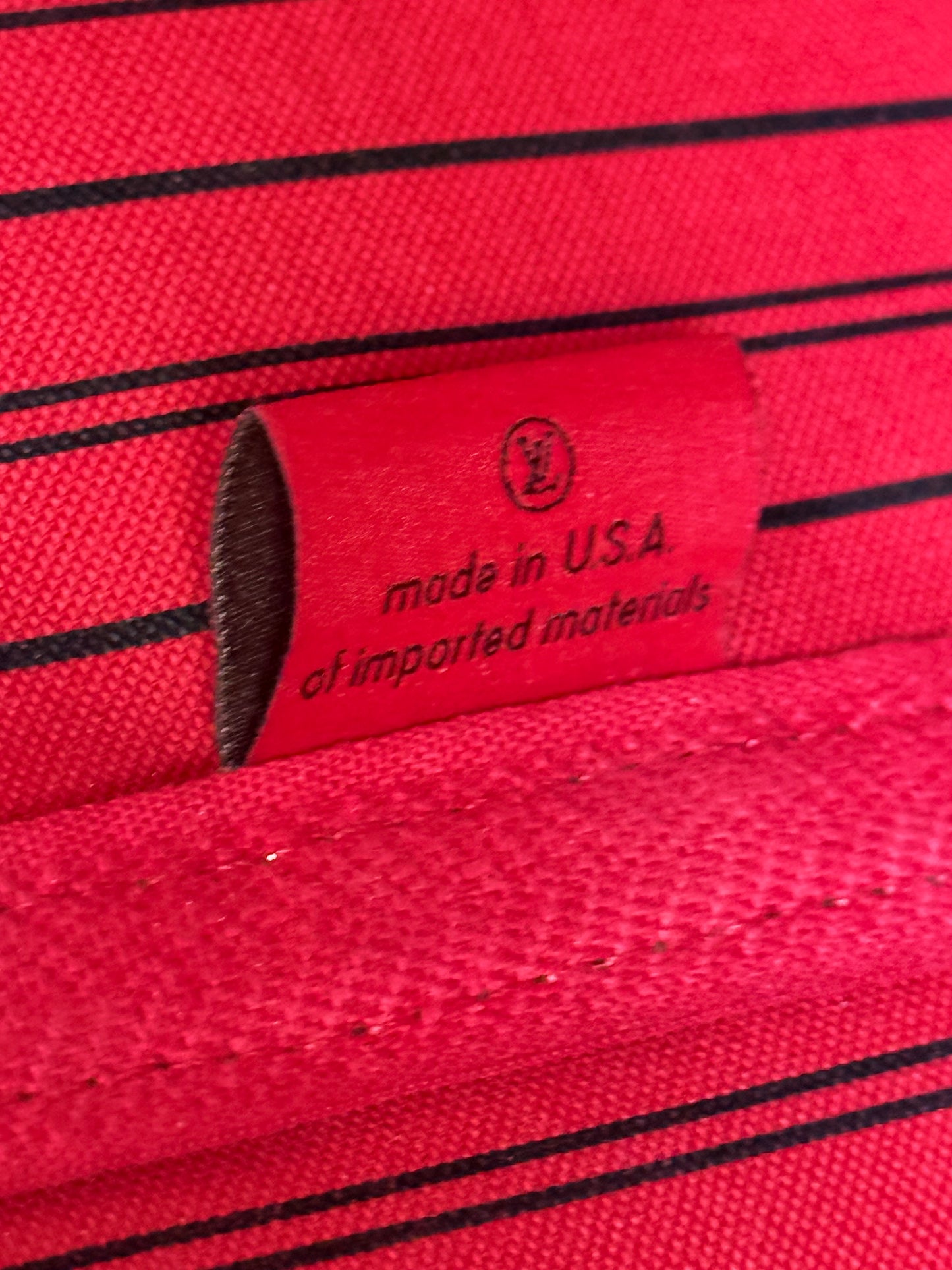 Louis Vuitton Neverfull GM DE Cerise Bag Only