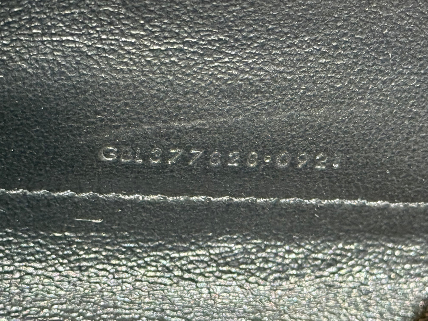 YSL Cassandre Wallet on Chain In Black Grained Leather with Gold HW