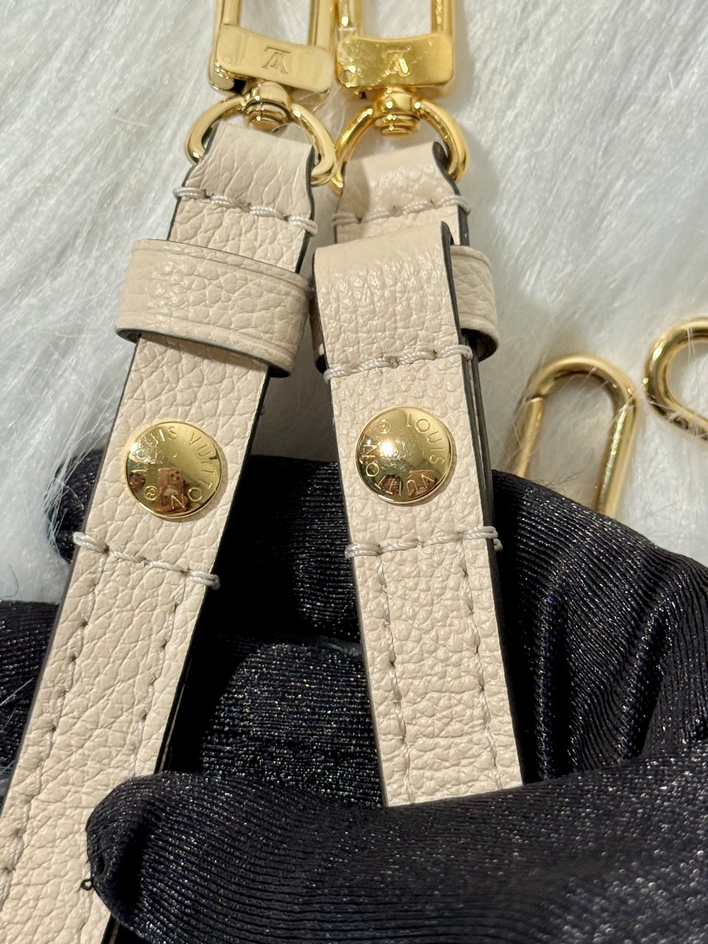 Louis Vuitton Ivy Wallet on Chain Cream Empreinte