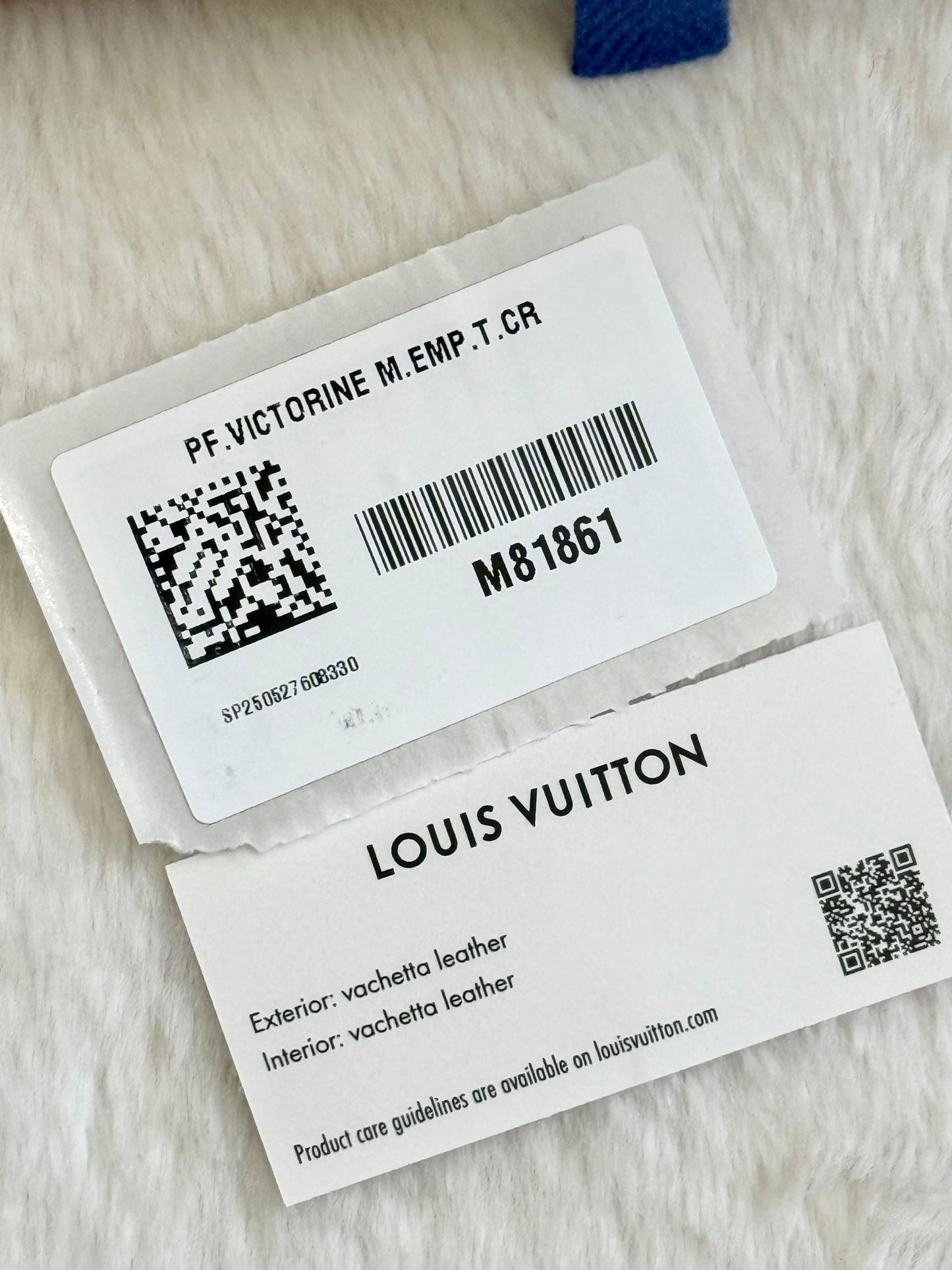 Louis Vuitton Victorine Giant Empreinte Bicolor Dove/Creme Wallet ~ BRAND NEW!