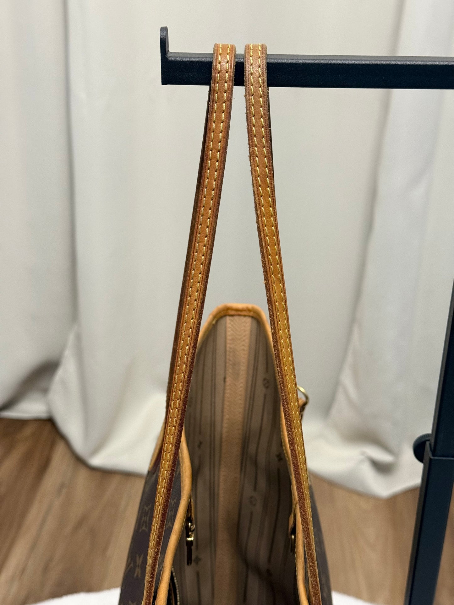 Louis Vuitton Neverfull MM Mono Beige