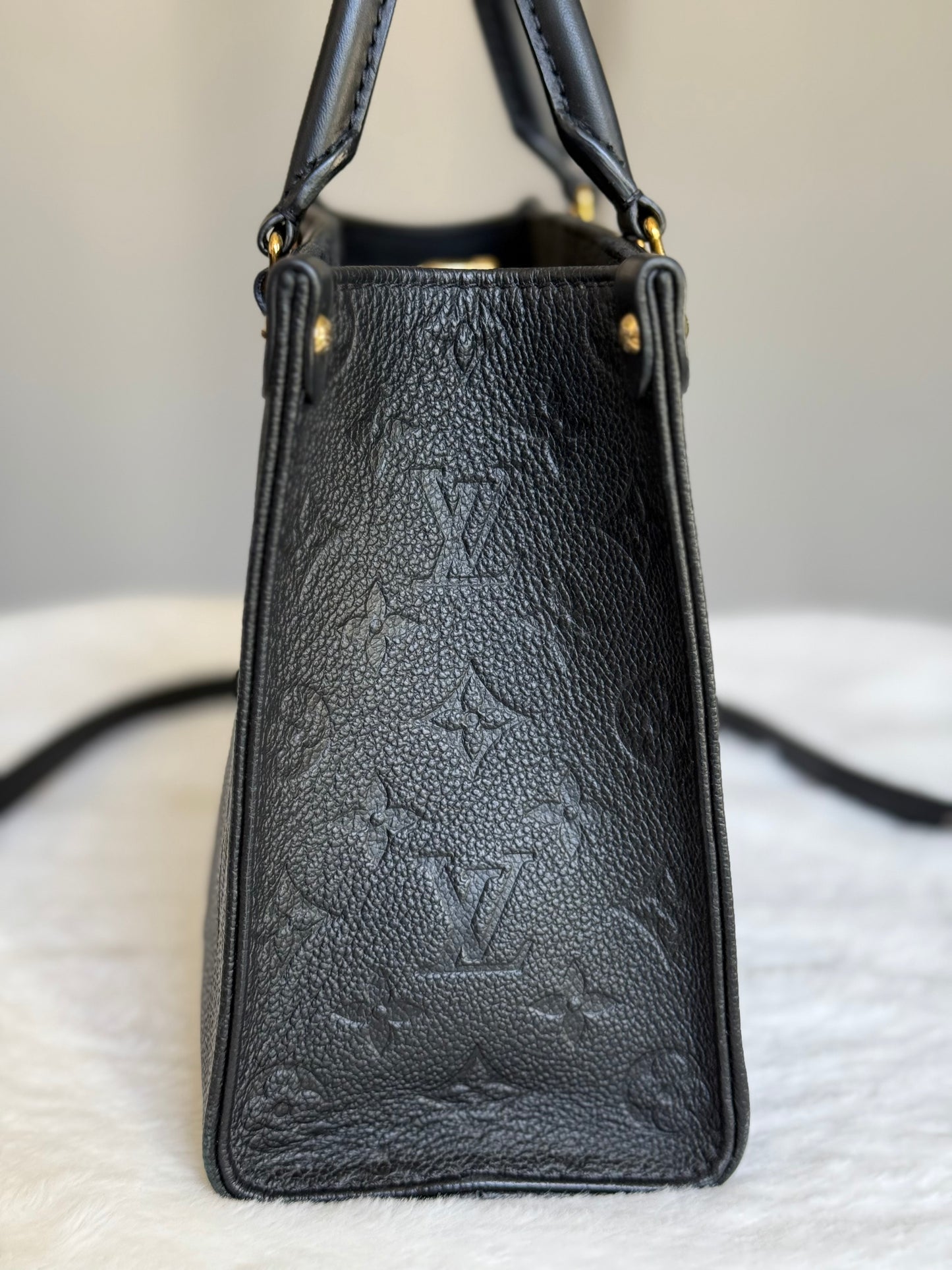 Louis Vuitton Onthego PM Giant Mono Empreinte Noir/Black