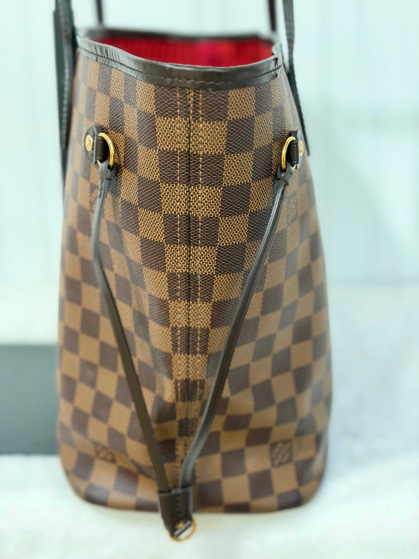 Louis Vuitton Neverfull MM DE Set (Bag and Pouch)