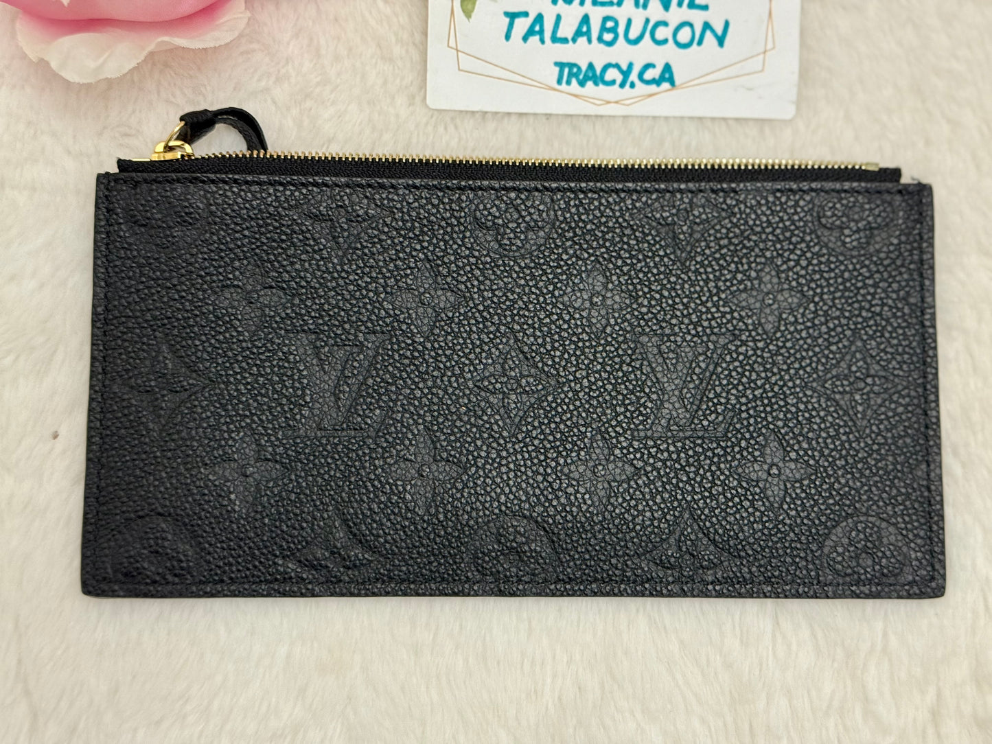 Louis Vuitton Felicie Pochette Black Empreinte