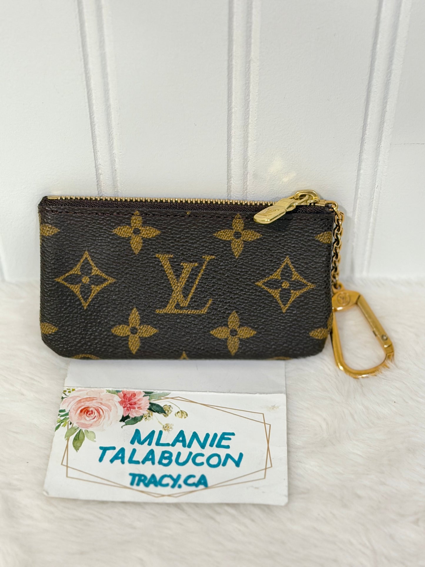 Louis Vuitton Key Pouch/Cles Mono