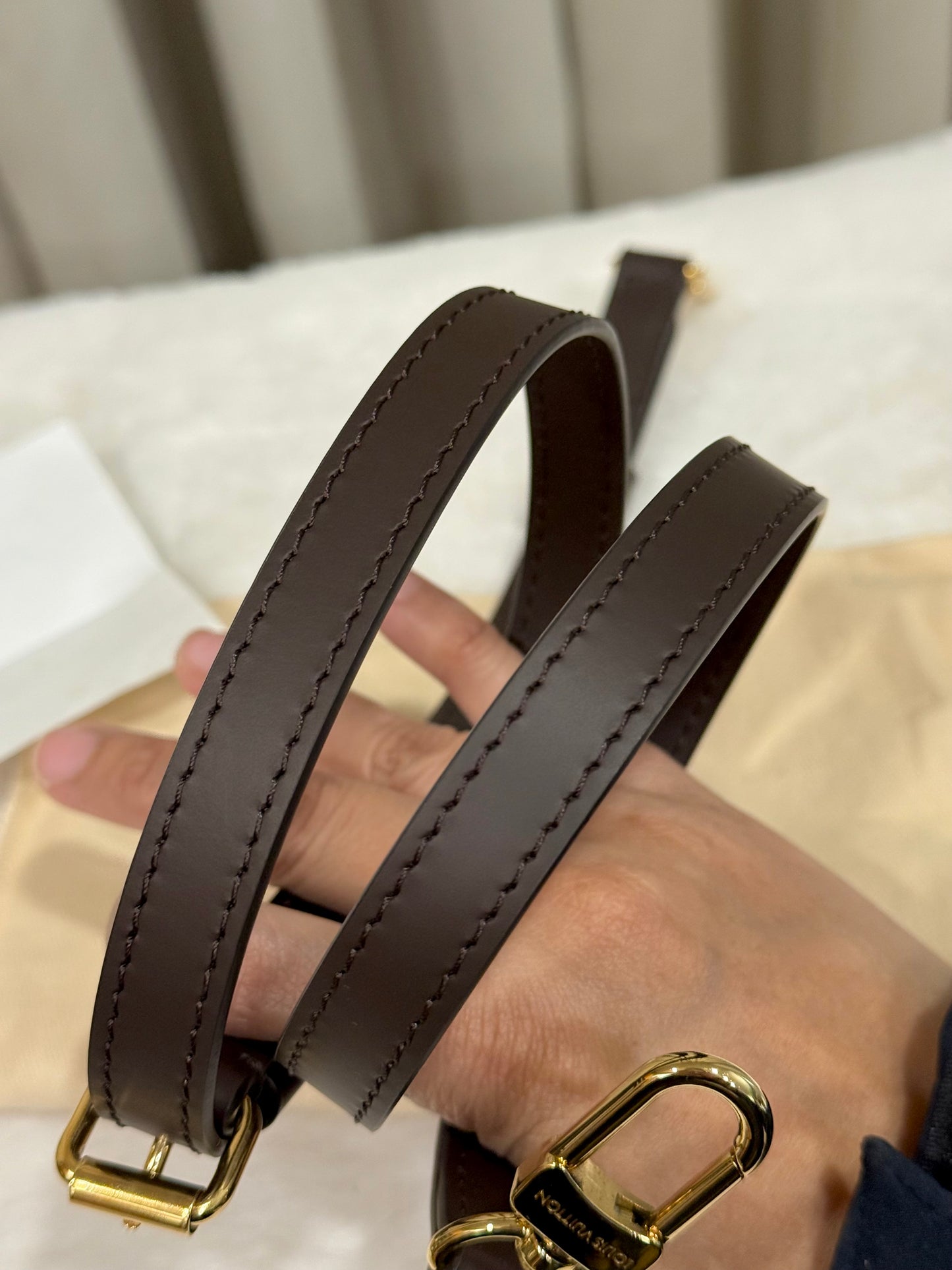 Louis Vuitton Bandouliere Adjustable Strap 16 mm Ebene J00276