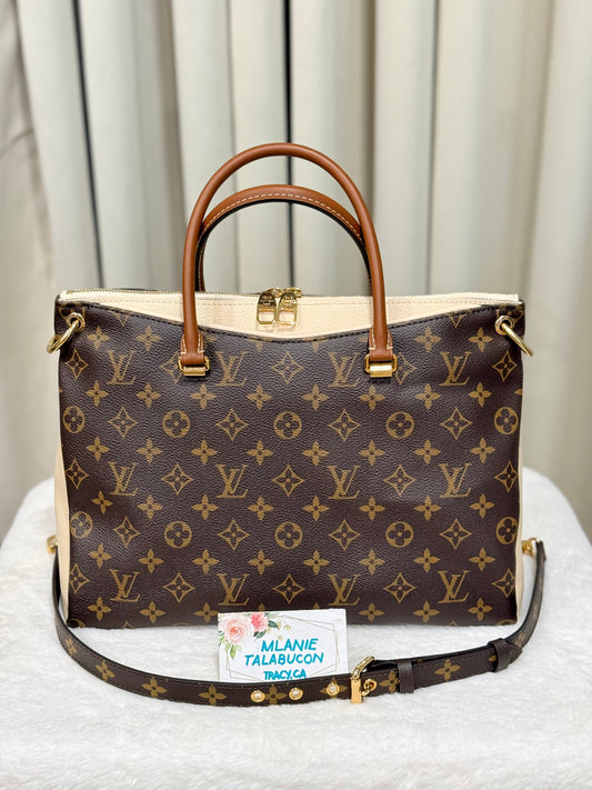 Louis Vuitton Pallas MM Cream Tote