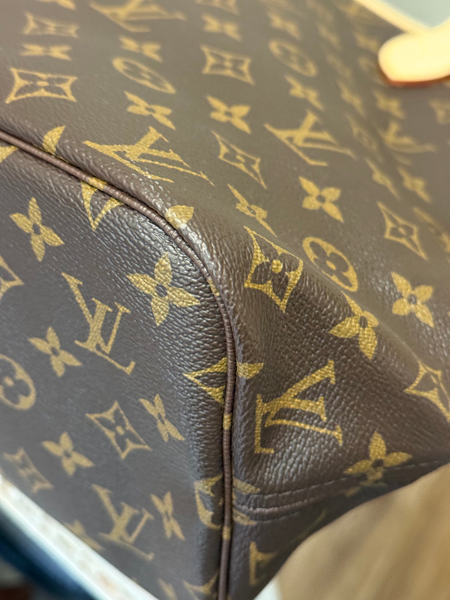 Louis Vuitton Neverfull MM Fuchsia Interior Bag only