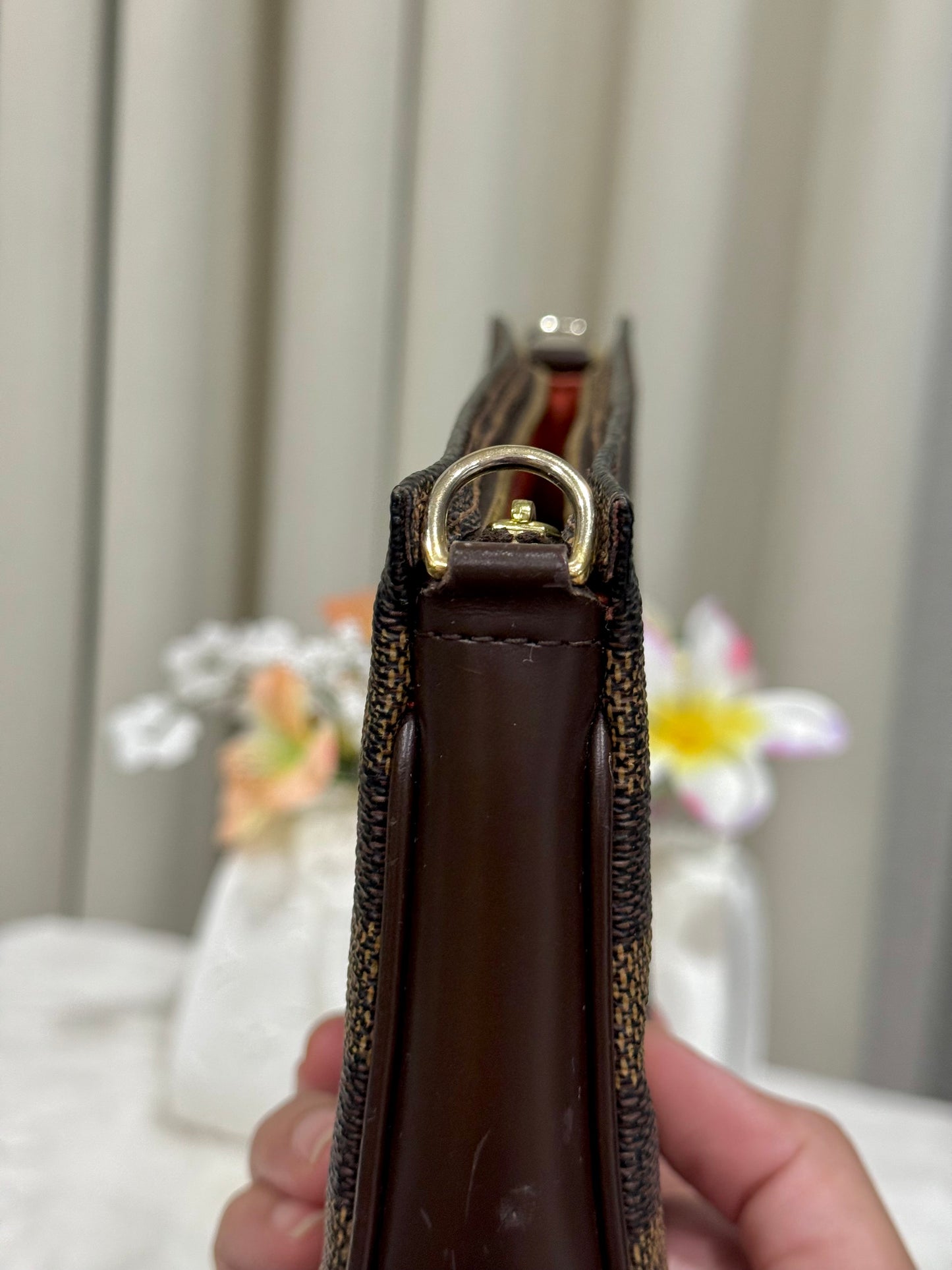 Louis Vuitton Navona Pochette Accessoires Damier Ebene