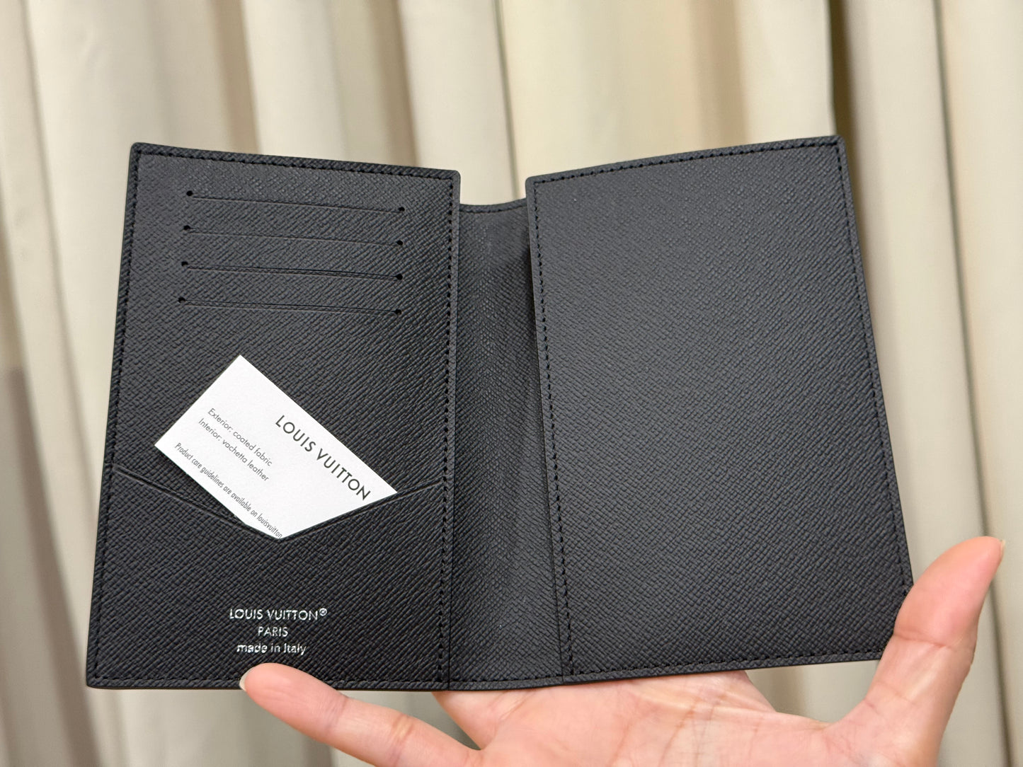 Louis Vuitton Passport Cover Mono Eclipse