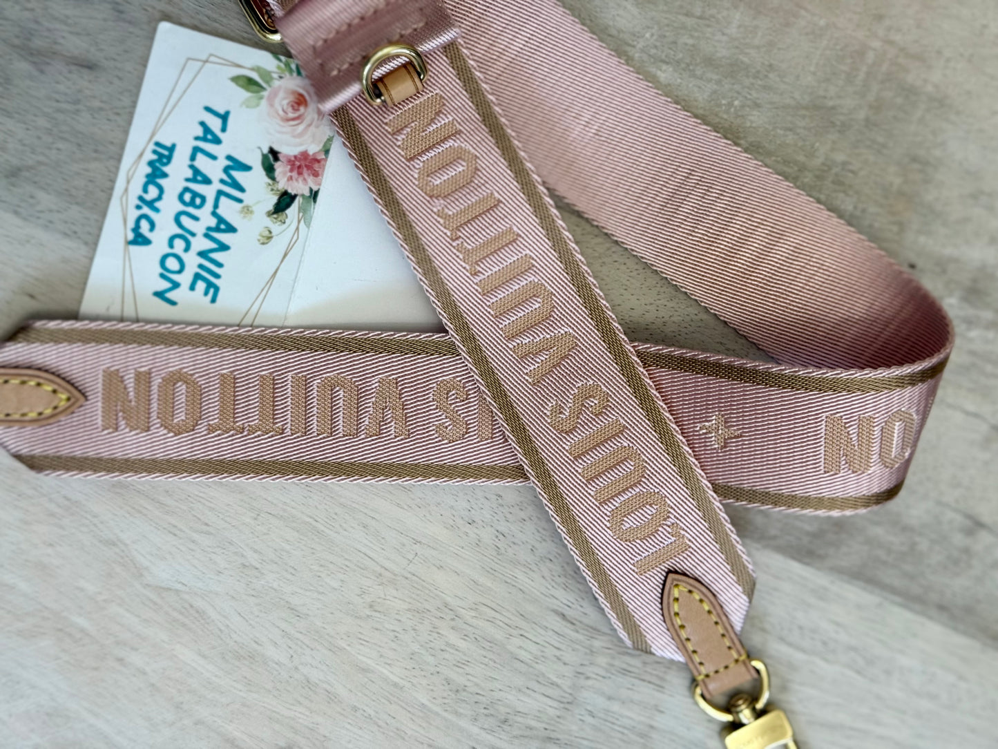 Louis Vuitton Multi Pochette Accessoires with Pink Strap