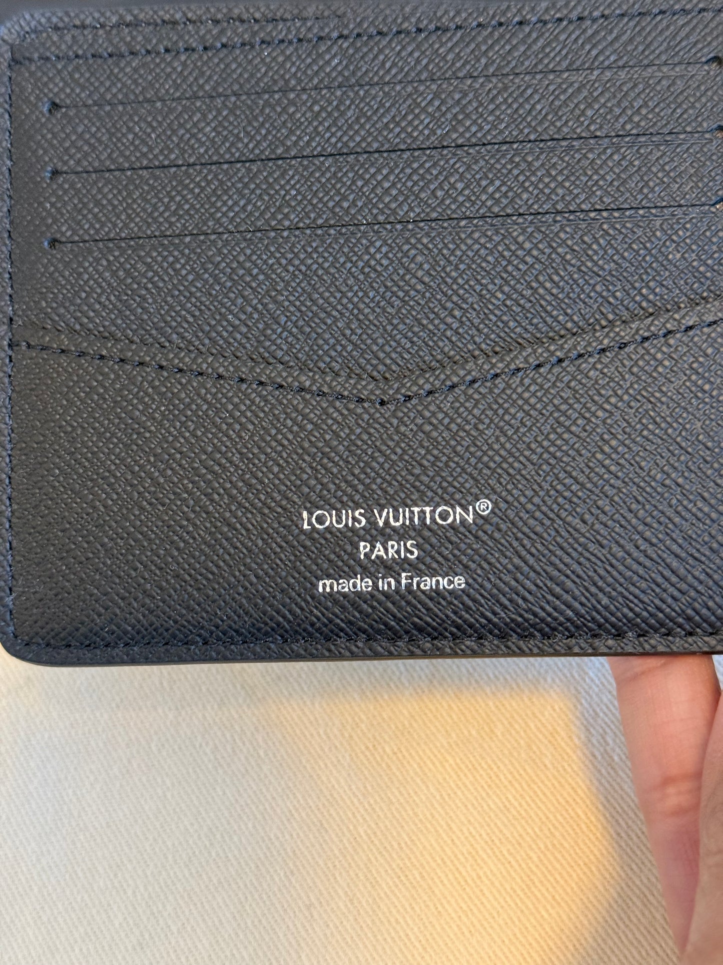 Louis Vuitton Slender Men’s Wallet in Eclipse