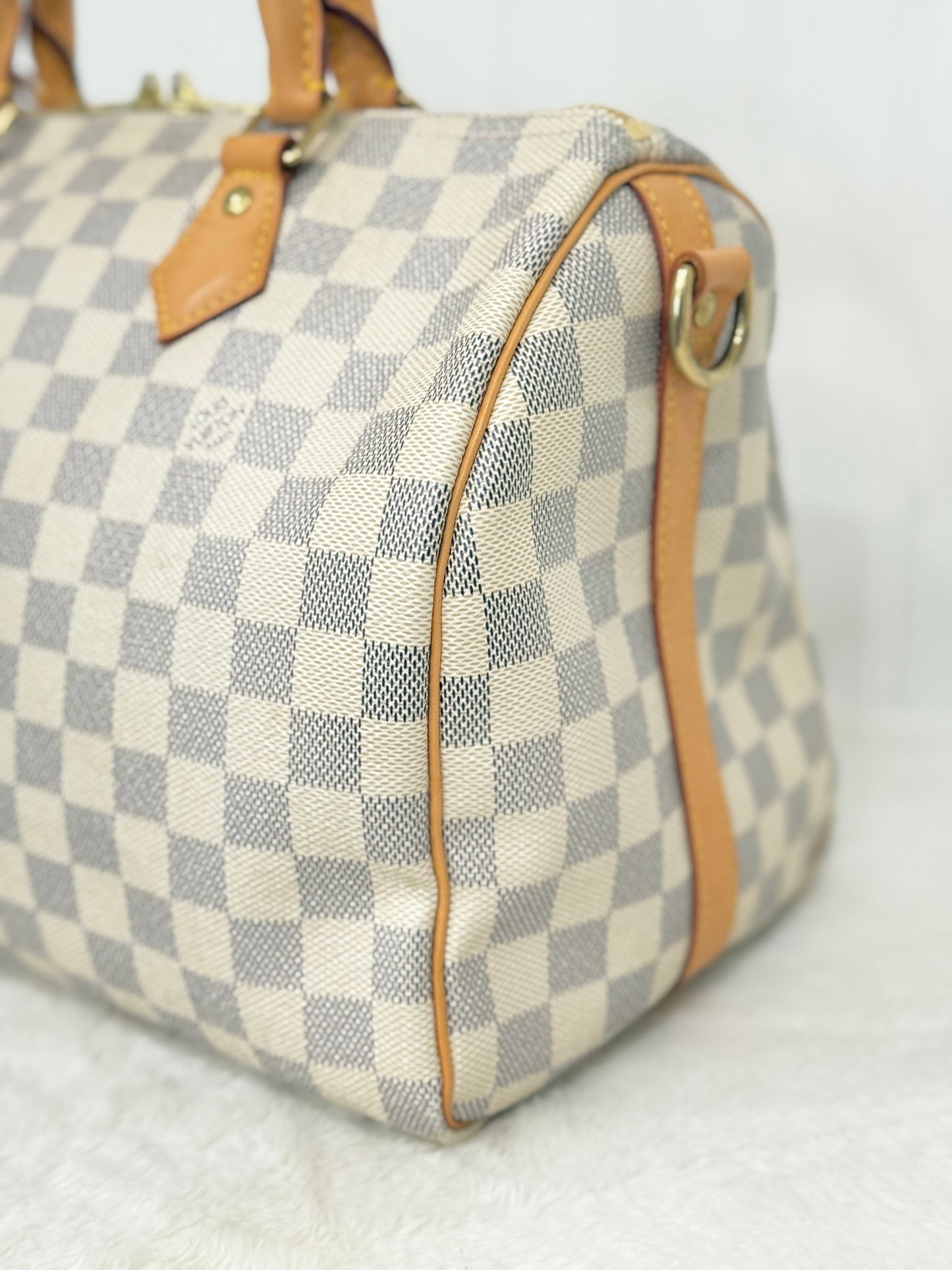 Louis Vuitton Speedy 30 Bandouliere Damier Azur