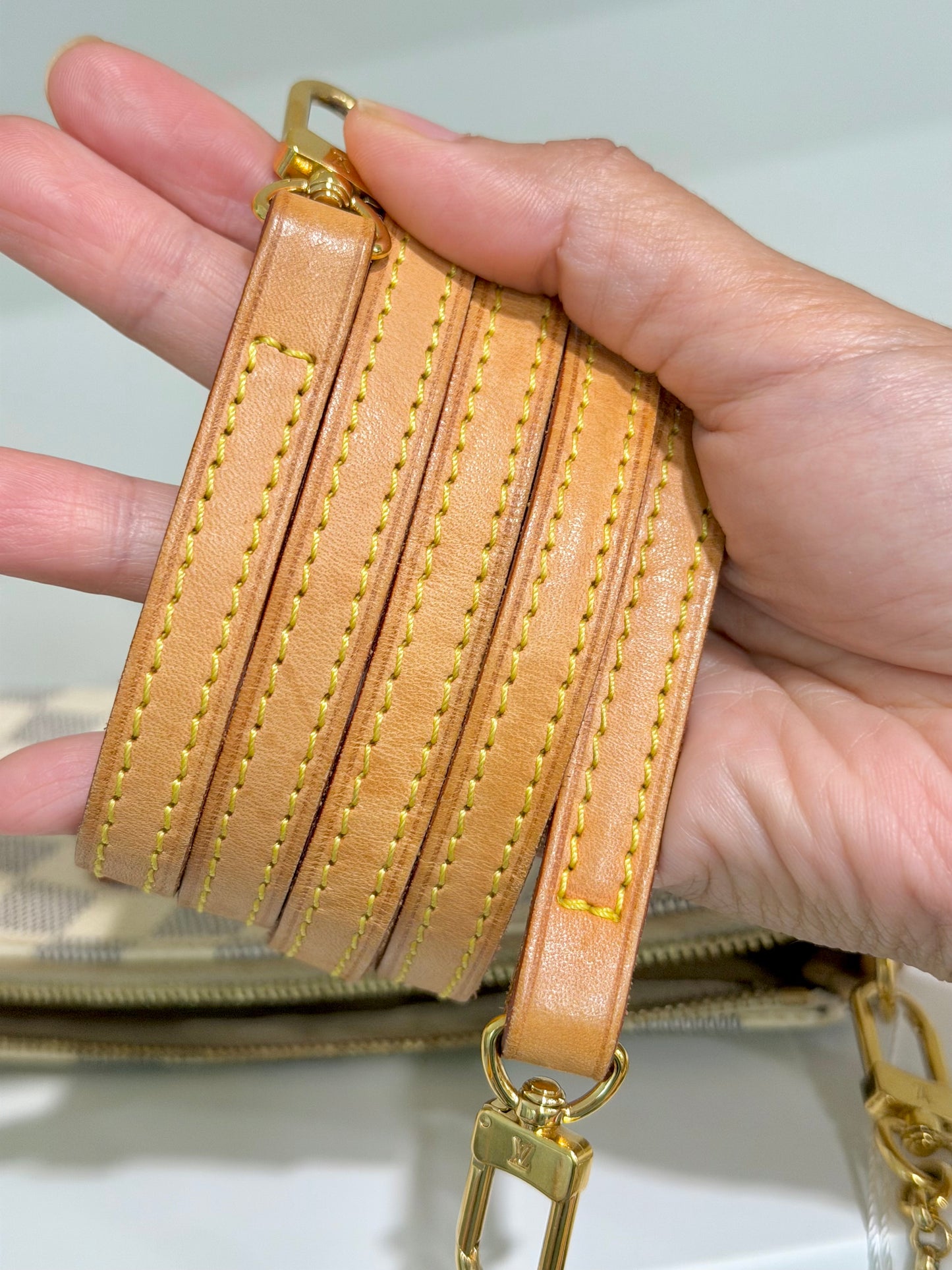 Louis Vuitton Eva Pochette Damier Azur